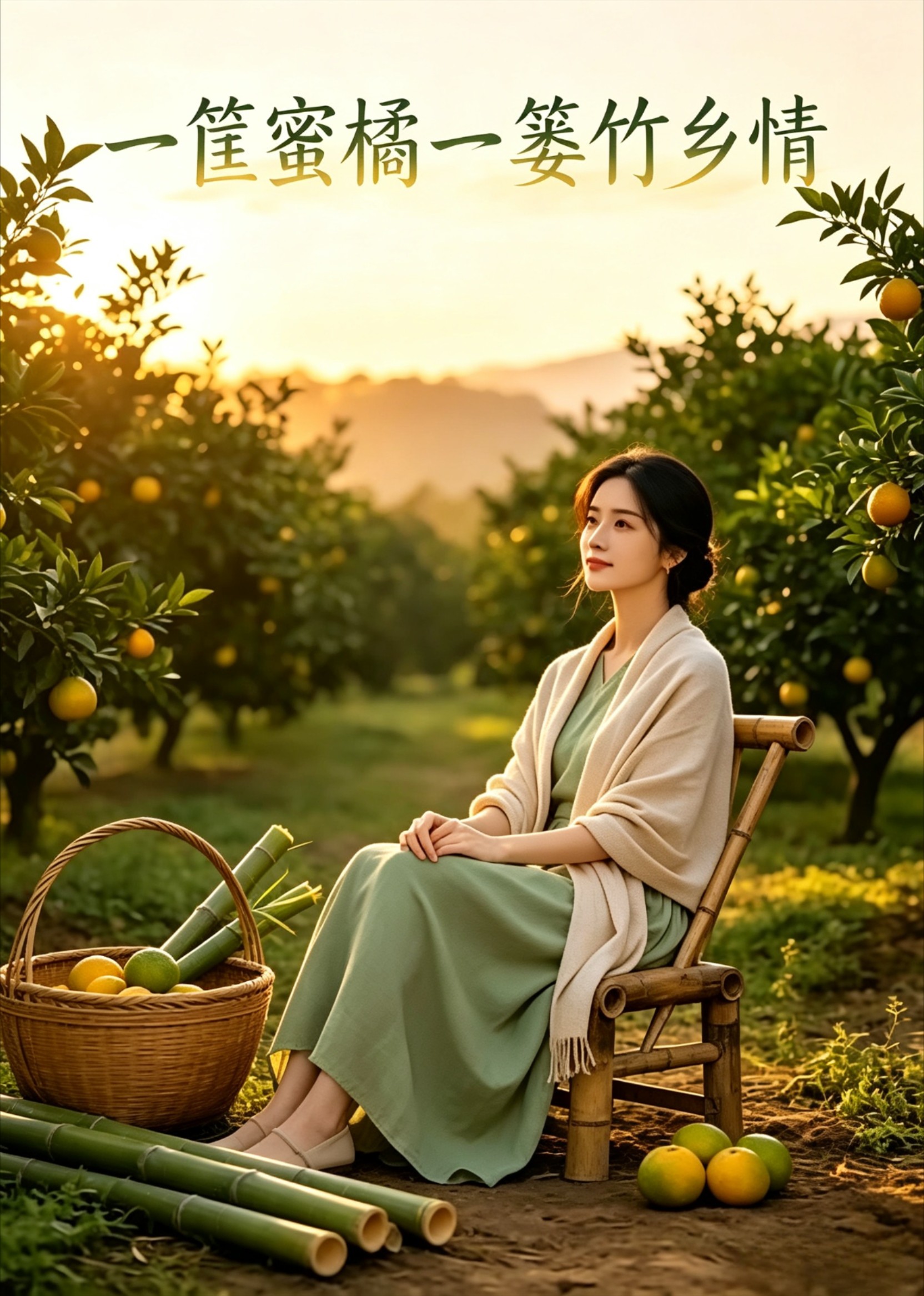 一筐蜜橘一篓竹乡情