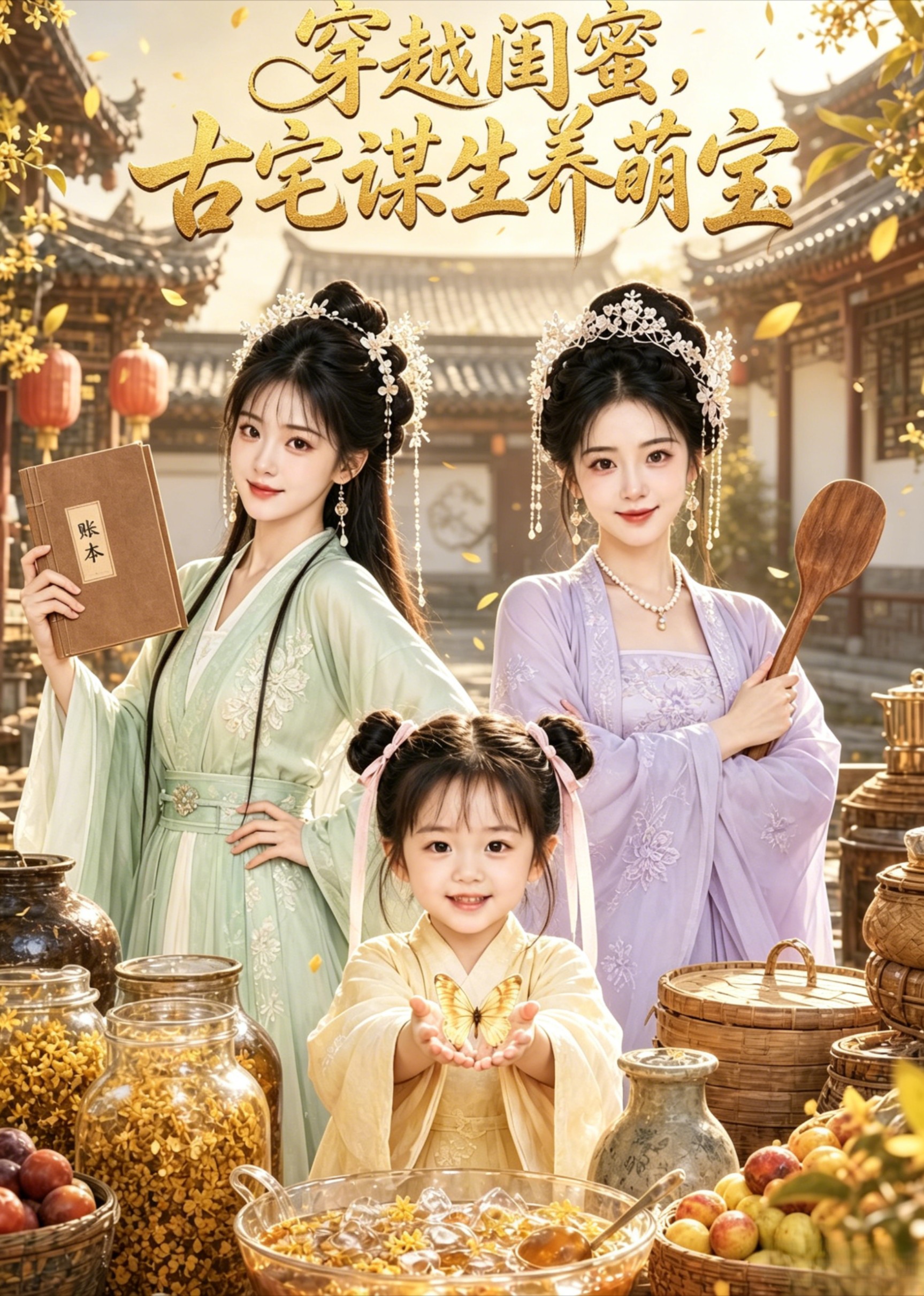 穿越闺蜜，古宅谋生养萌宝