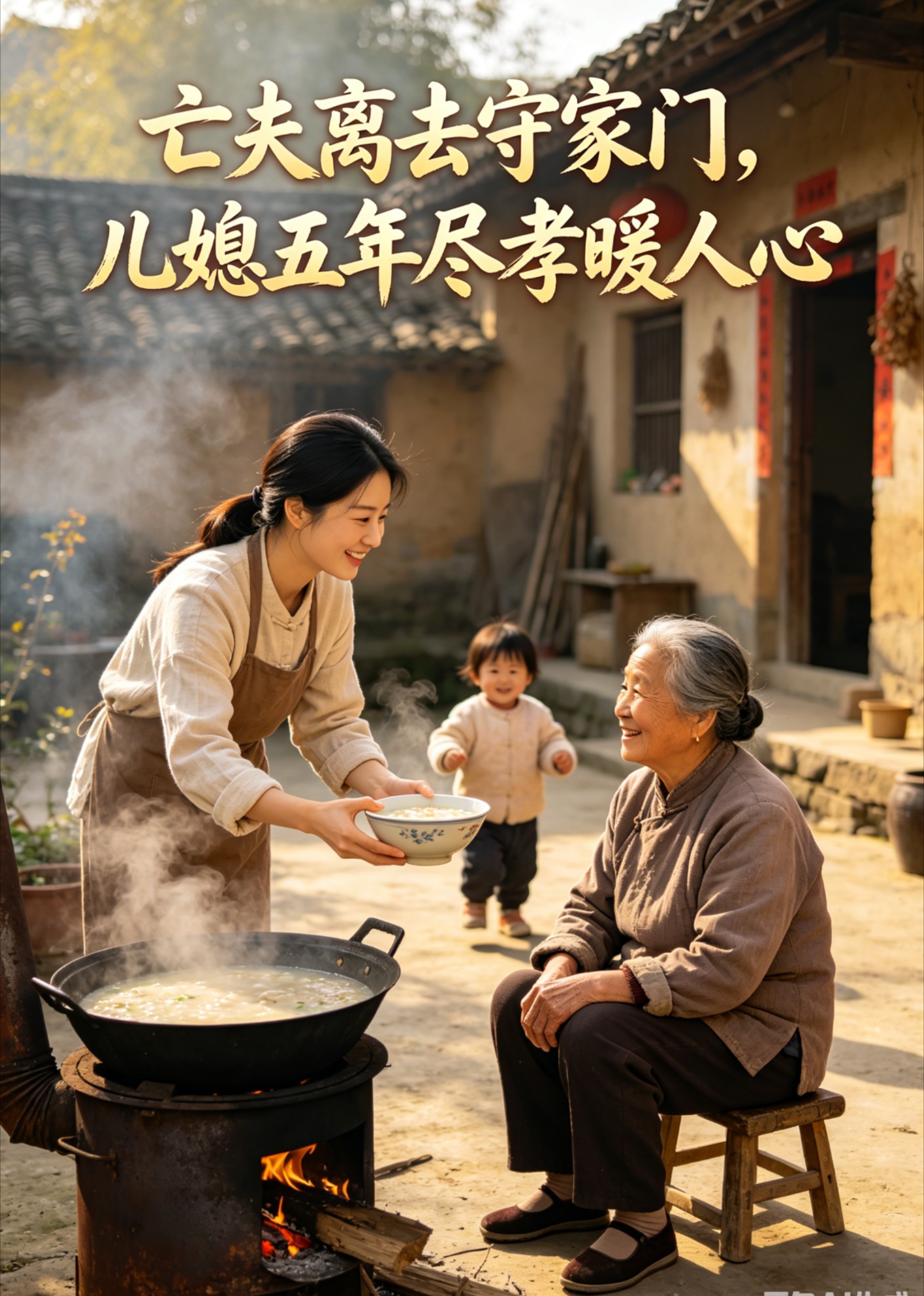 亡夫离去守家门，儿媳五年尽孝暖人心