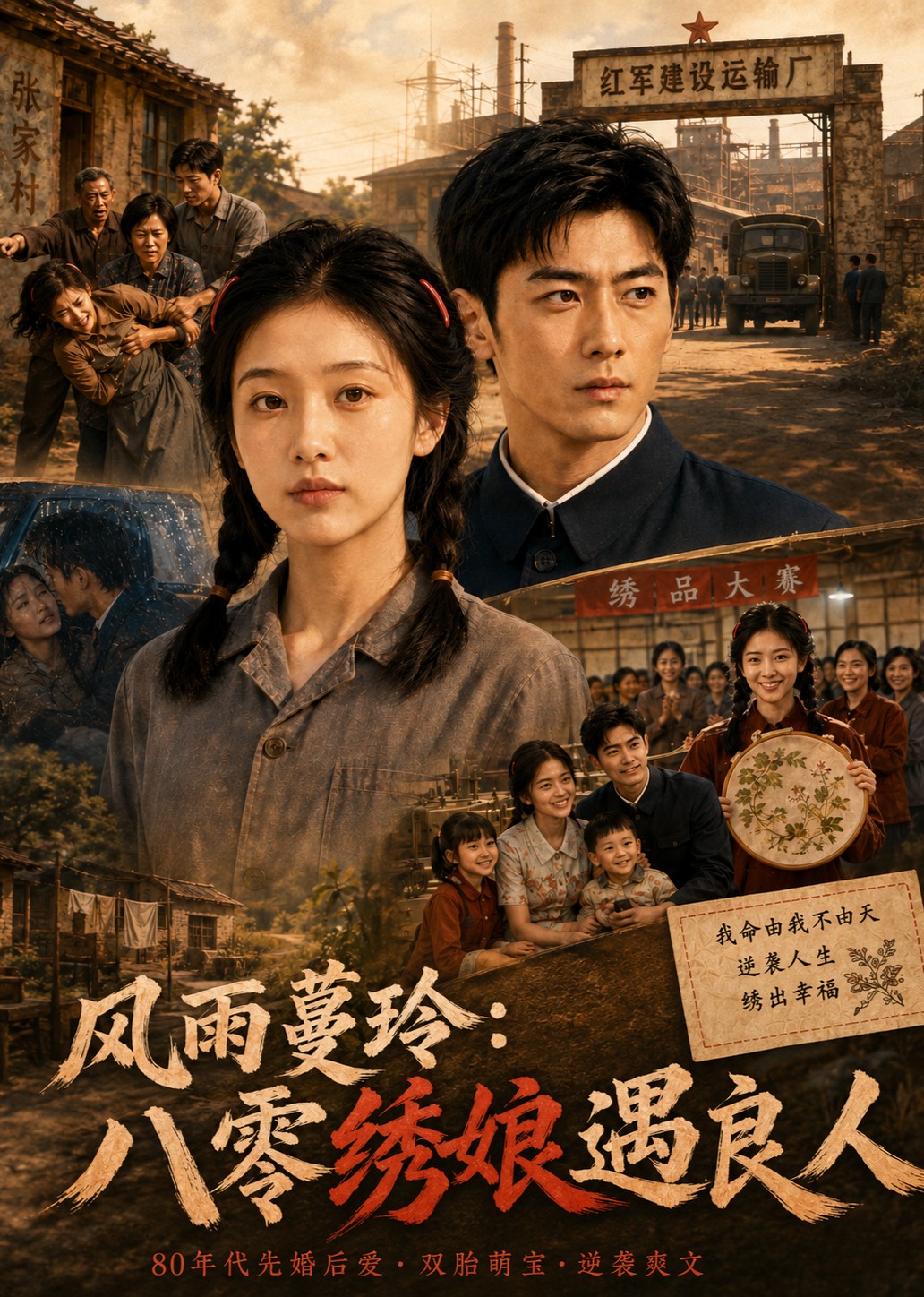 风雨蔓玲：八零绣娘遇良人封面图