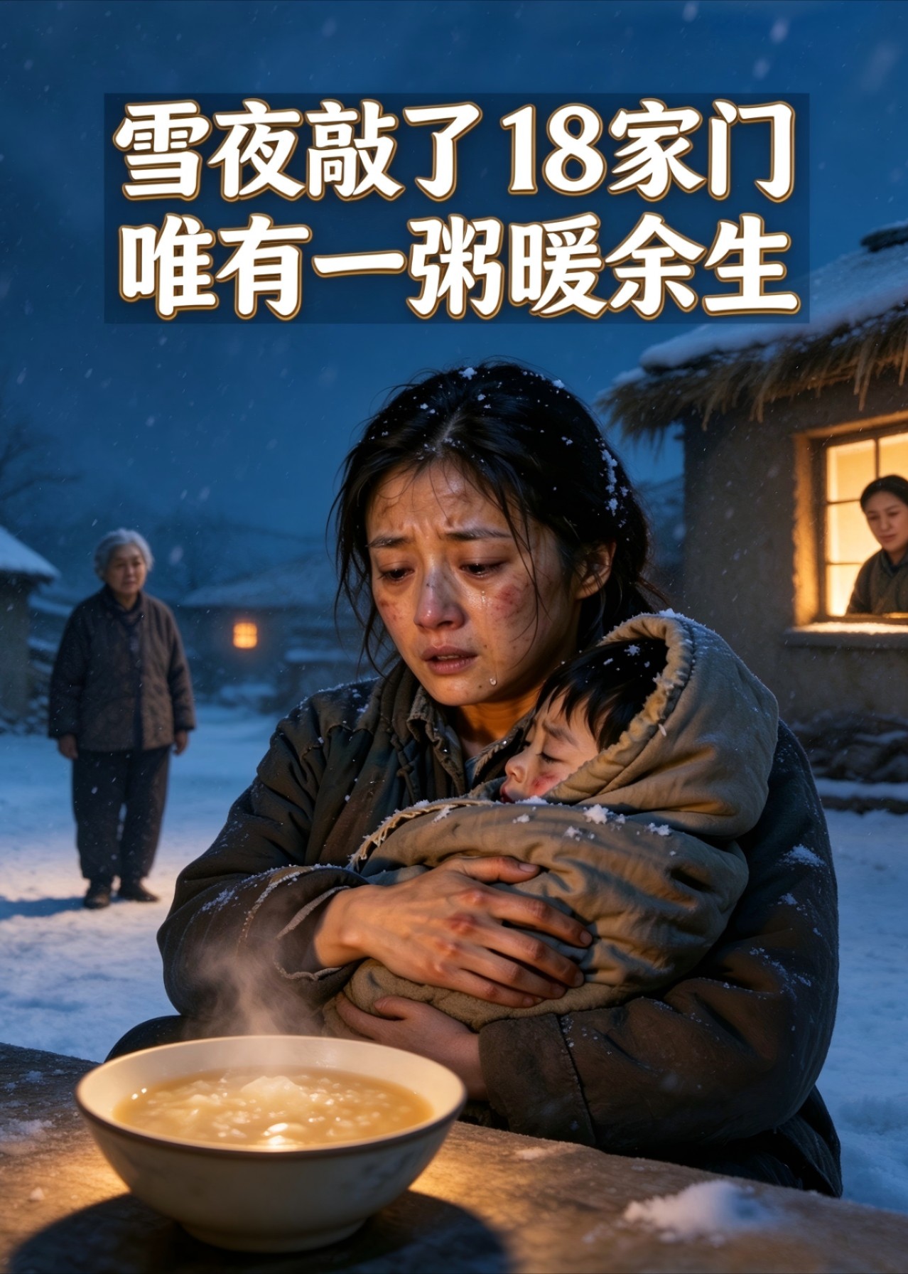 雪夜敲了18家门唯有一粥暖余生封面图