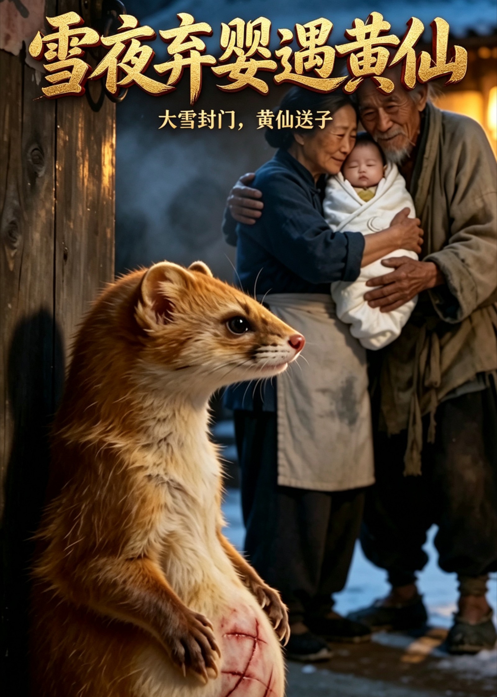 雪夜弃婴遇黄仙封面图