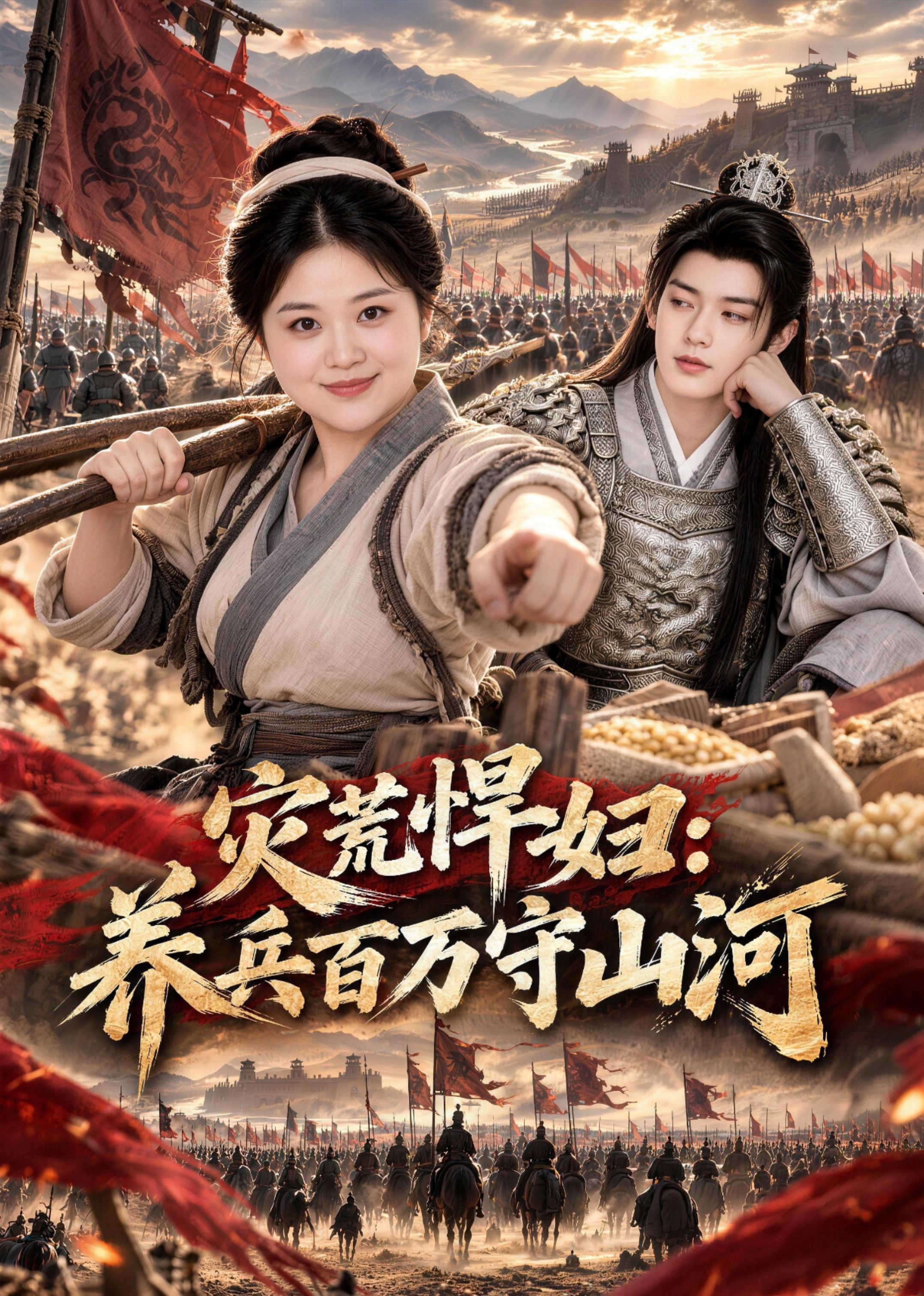 灾荒悍妇，养兵百万守山河封面图