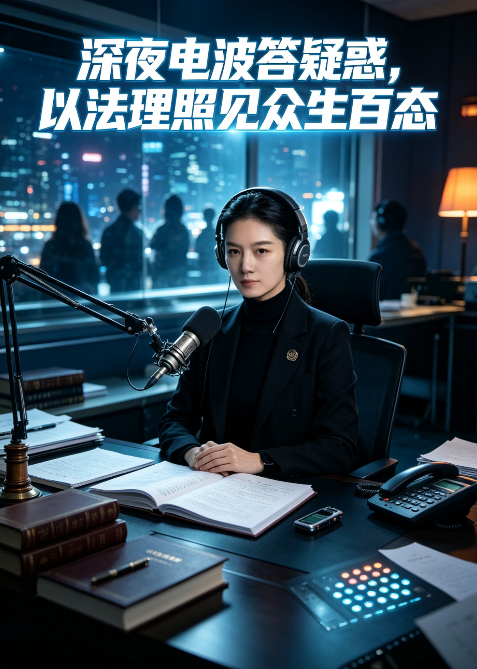 深夜电波答疑惑，以法理照见众生百态封面图