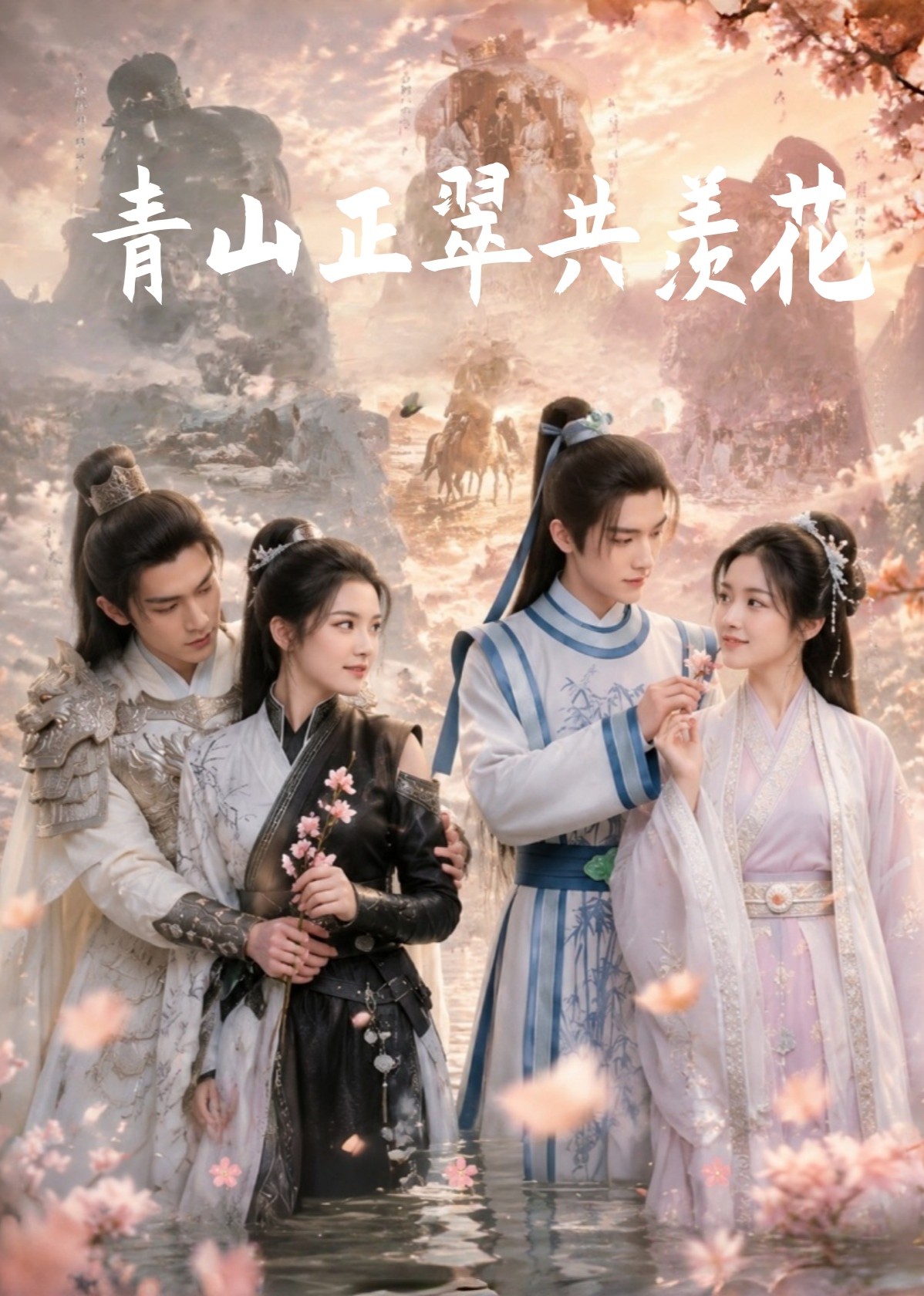 青山正翠共羡花