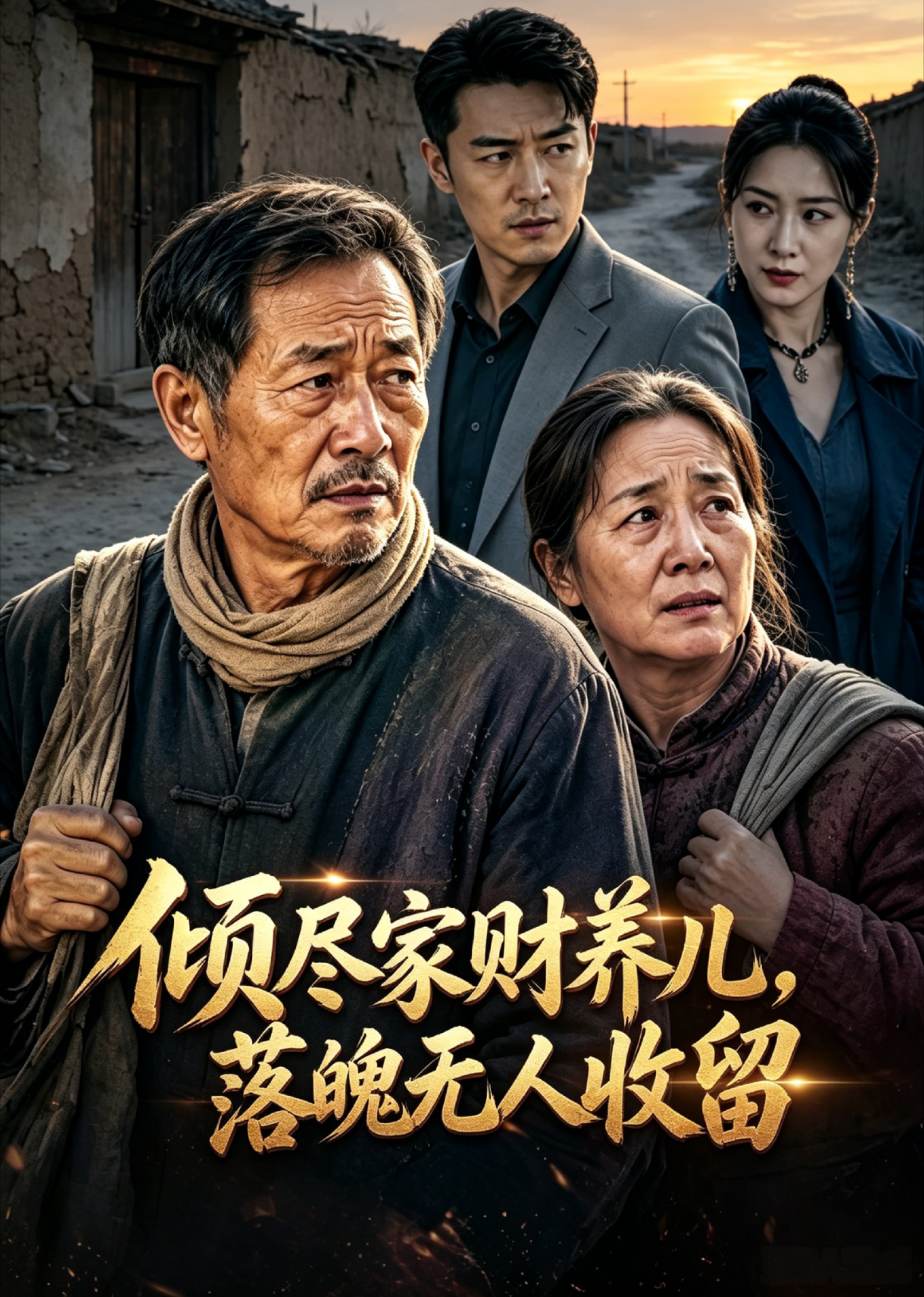 倾尽家财养儿，落魄无人收留