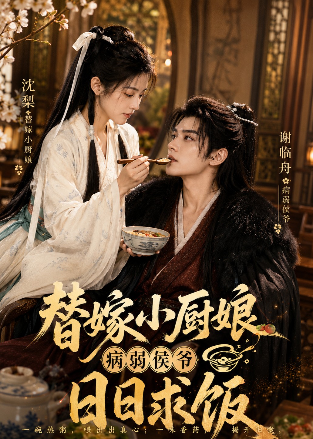 替嫁小厨娘，病弱侯爷日日求饭
