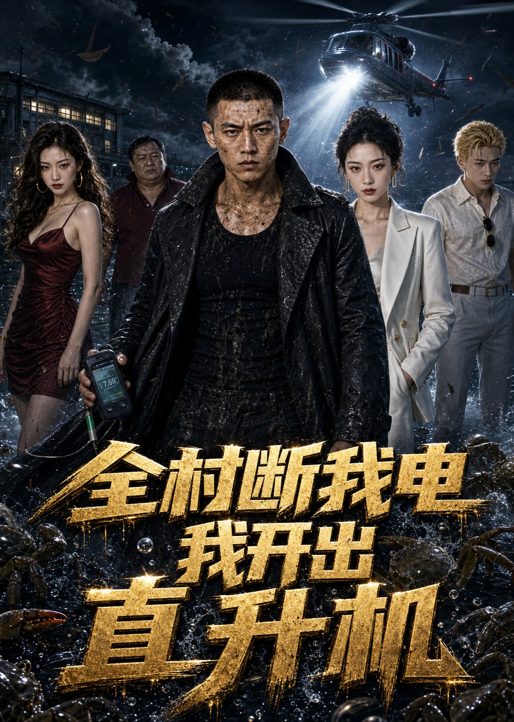 全村断我电我开出直升机