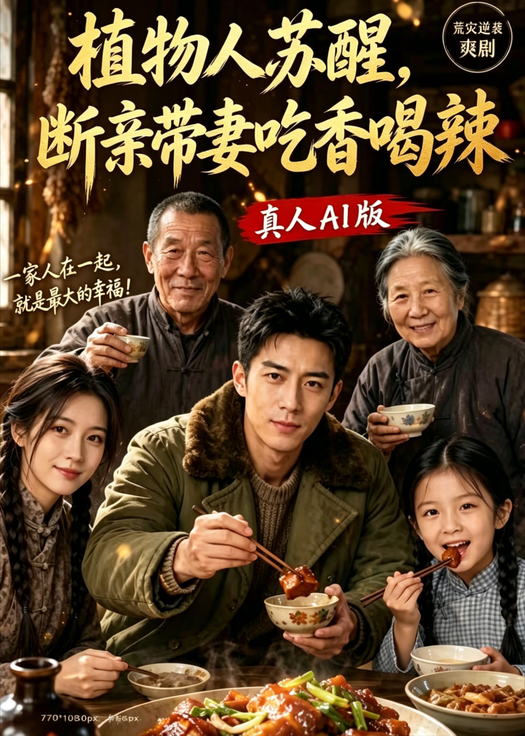 植物人苏醒，断亲带妻吃香喝辣