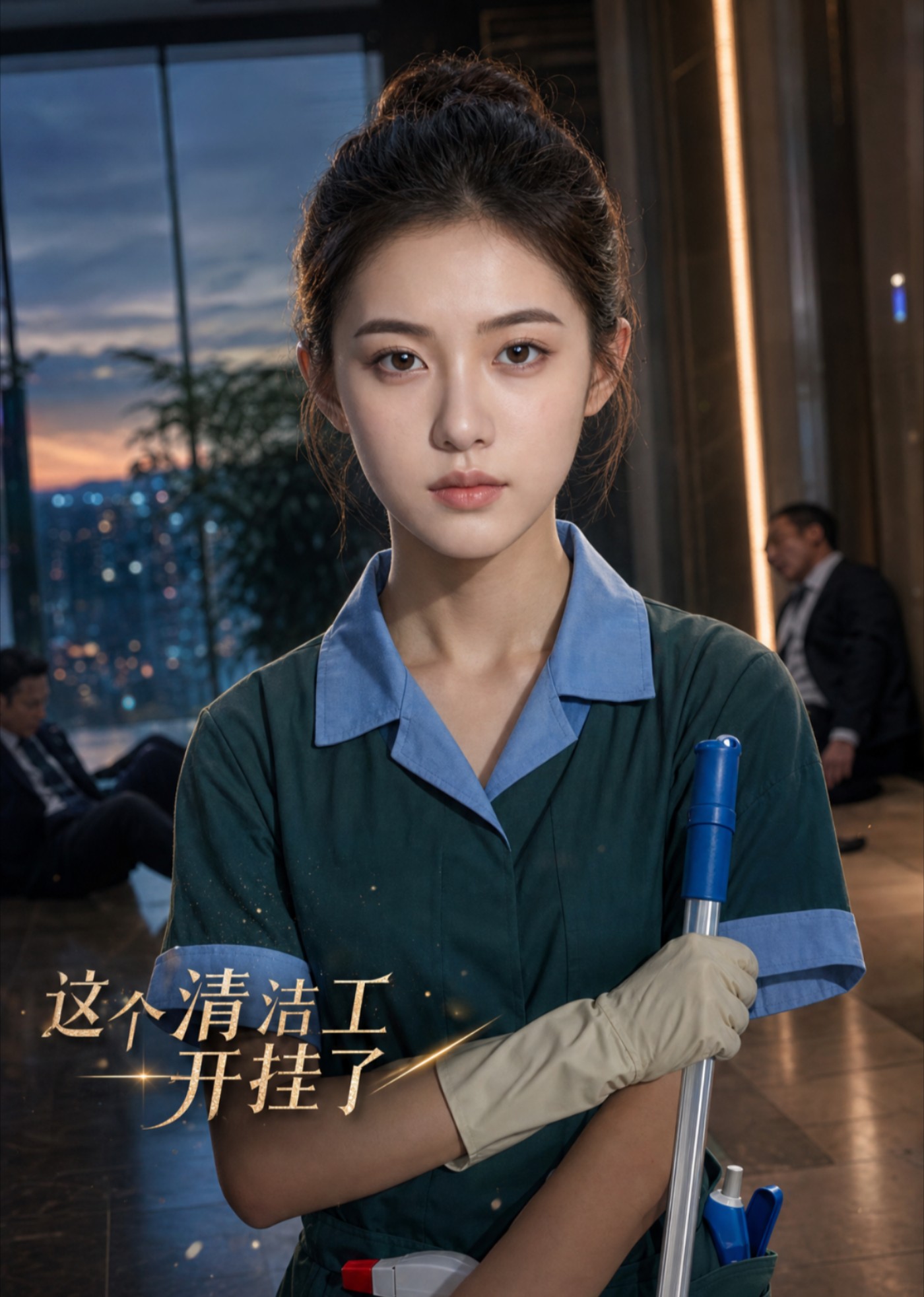 这个清洁工开挂了