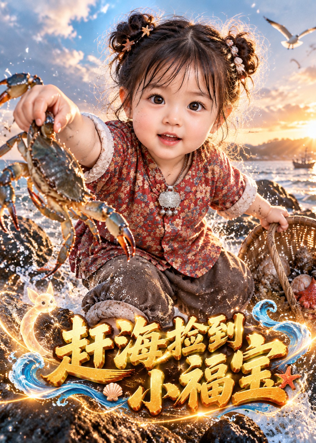 赶海捡到小福宝封面图