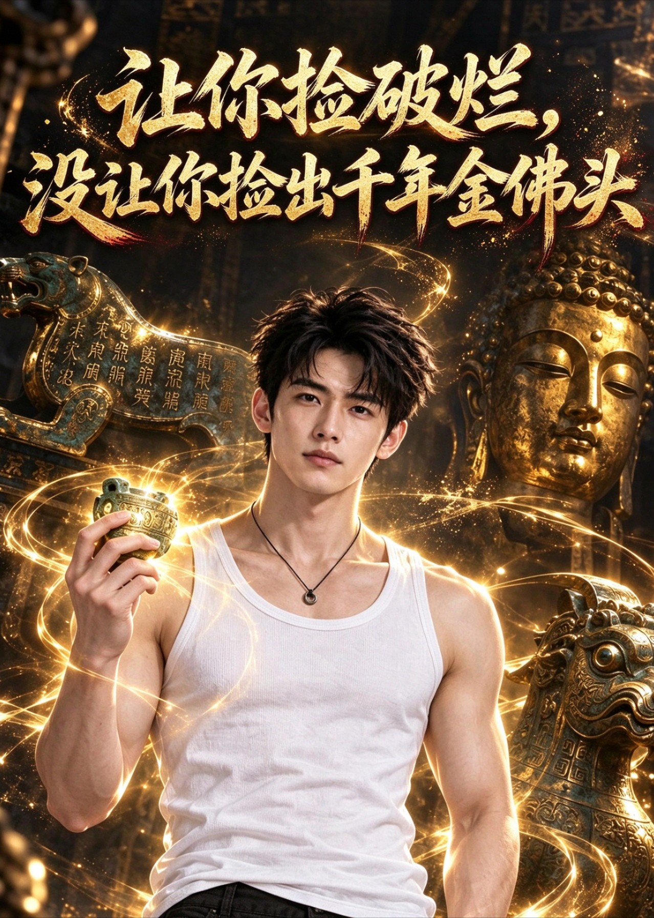 让你捡破烂，没让你捡出千年金佛头封面图