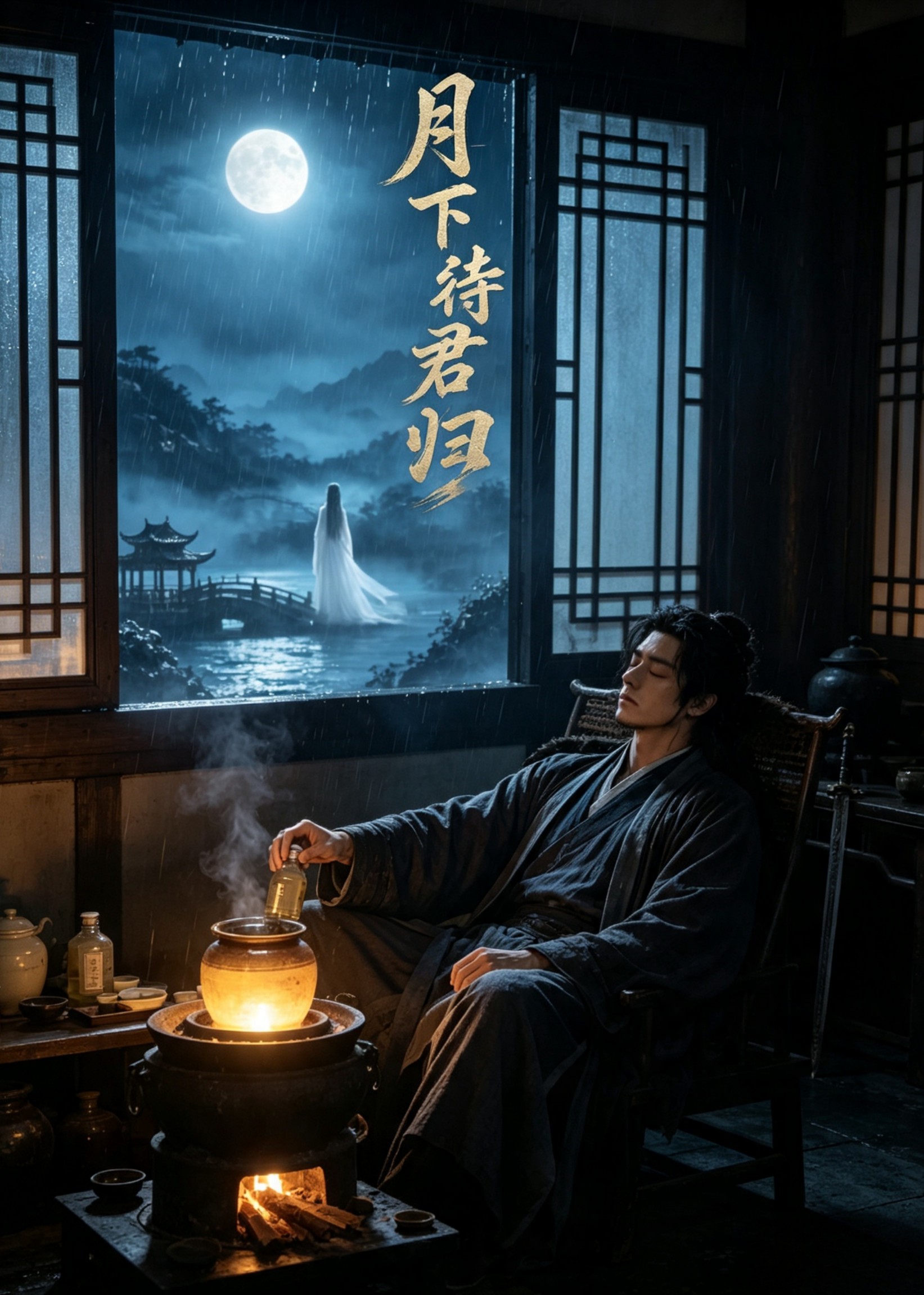 月下待君归