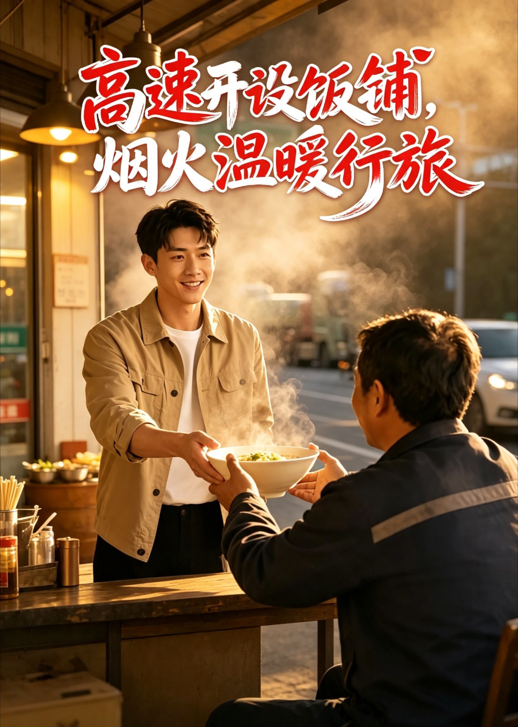 高速开设饭铺，烟火温暖行旅