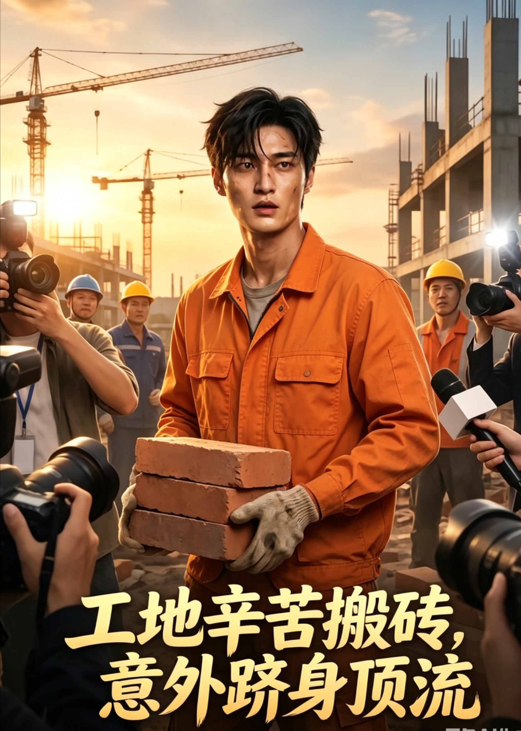 工地辛苦搬砖意外跻身顶流