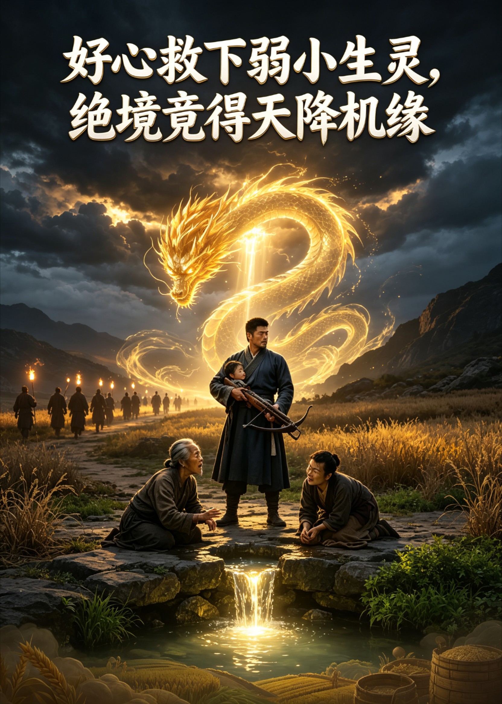好心救下弱小生灵，绝境竟得天降机缘封面图