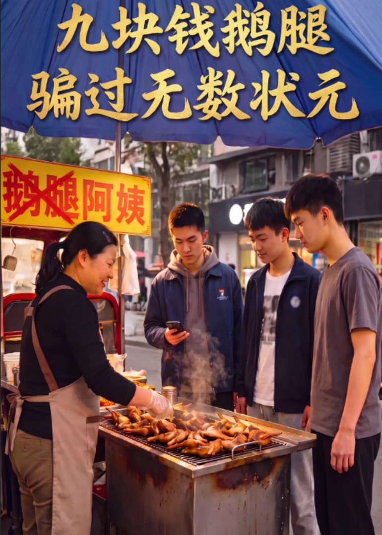 九块钱鹅腿骗过无数状元