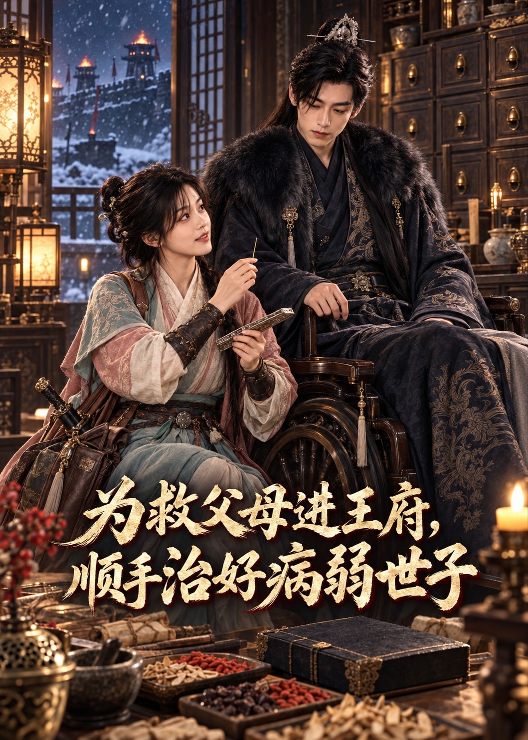 为救父母进王府，顺手治好病弱世子封面图