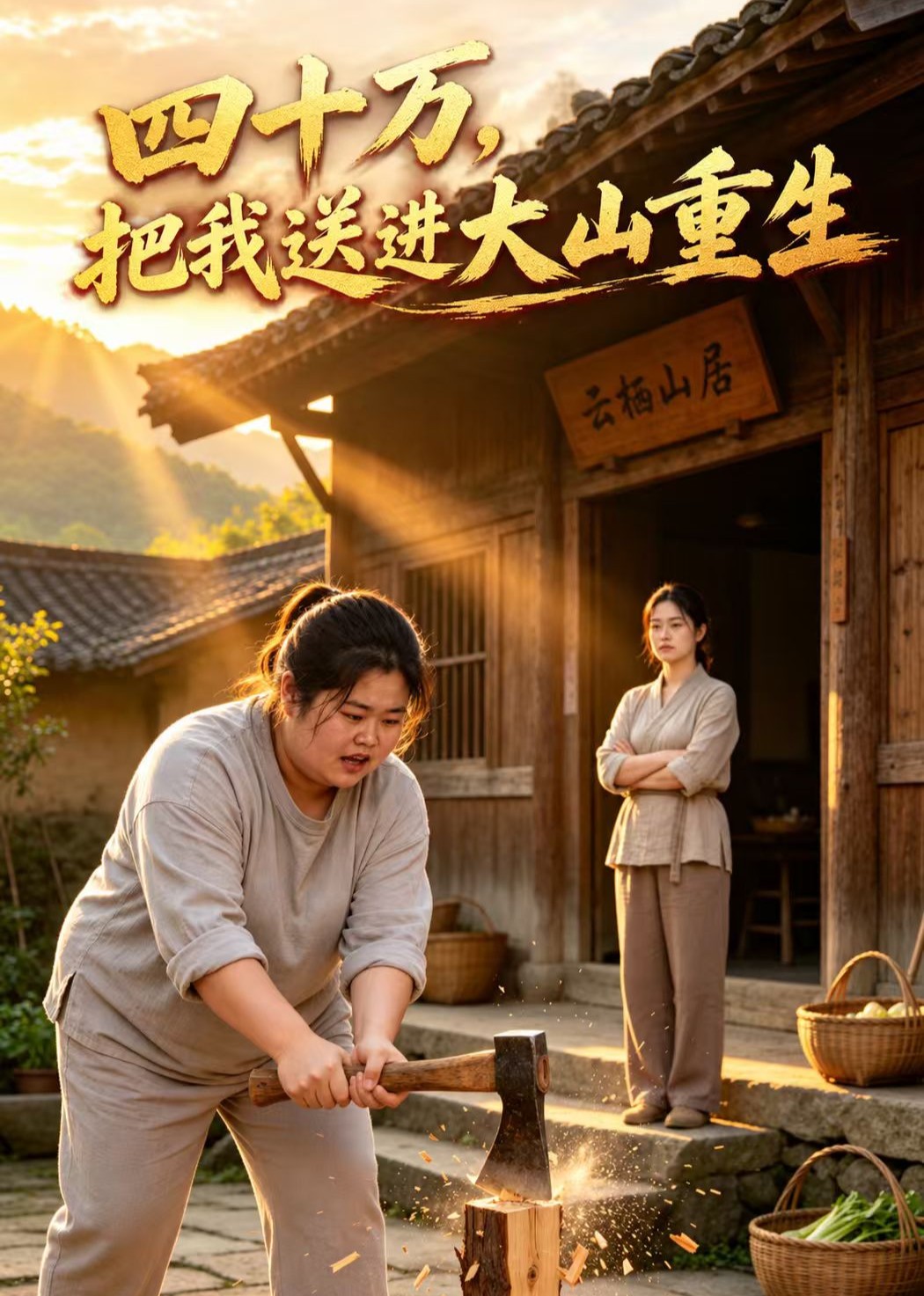 四十万，把我送进大山重生封面图