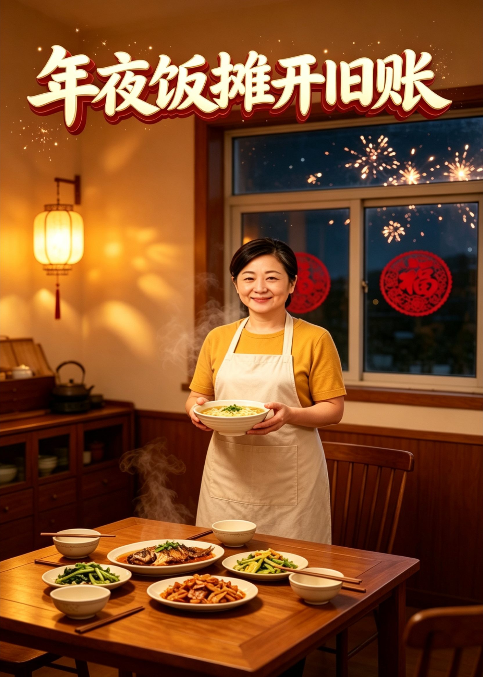 年夜饭摊开旧账封面图