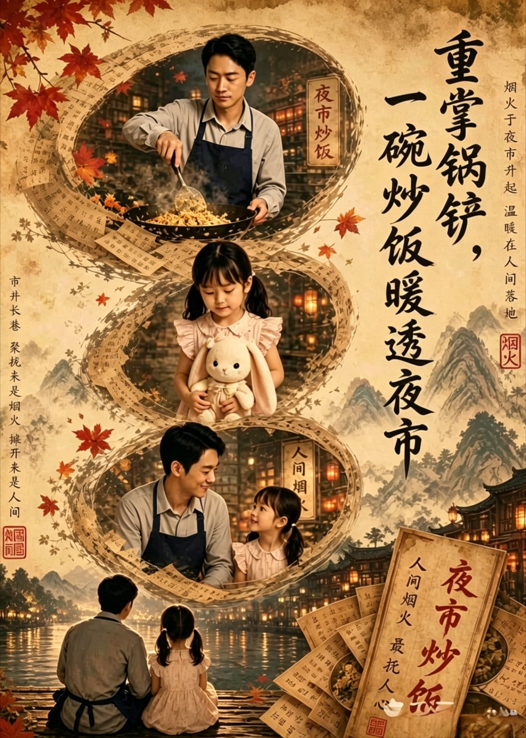 重掌锅铲，一碗炒饭暖透夜市