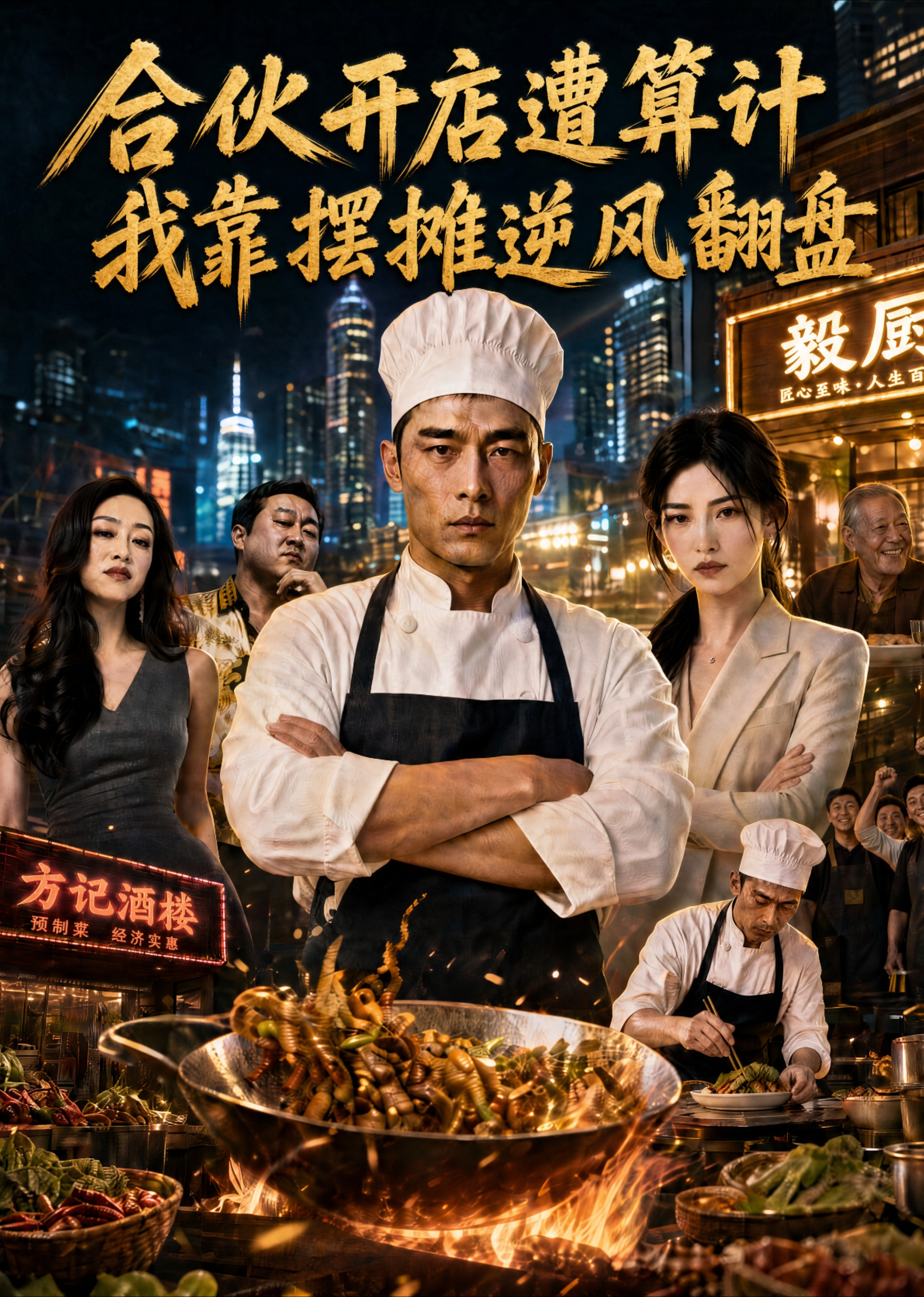 合伙开店遭算计，我靠摆摊逆风翻盘封面图