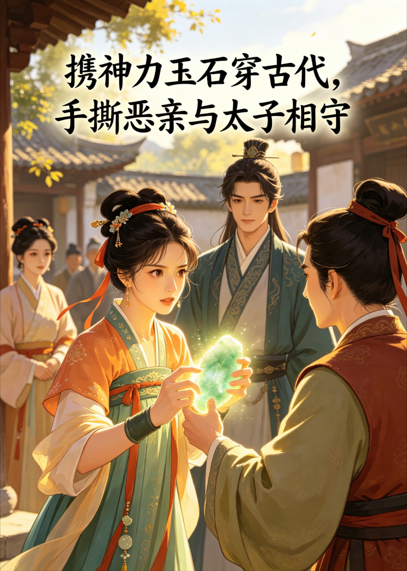 携神力玉石穿古代，手撕恶亲与太子相守