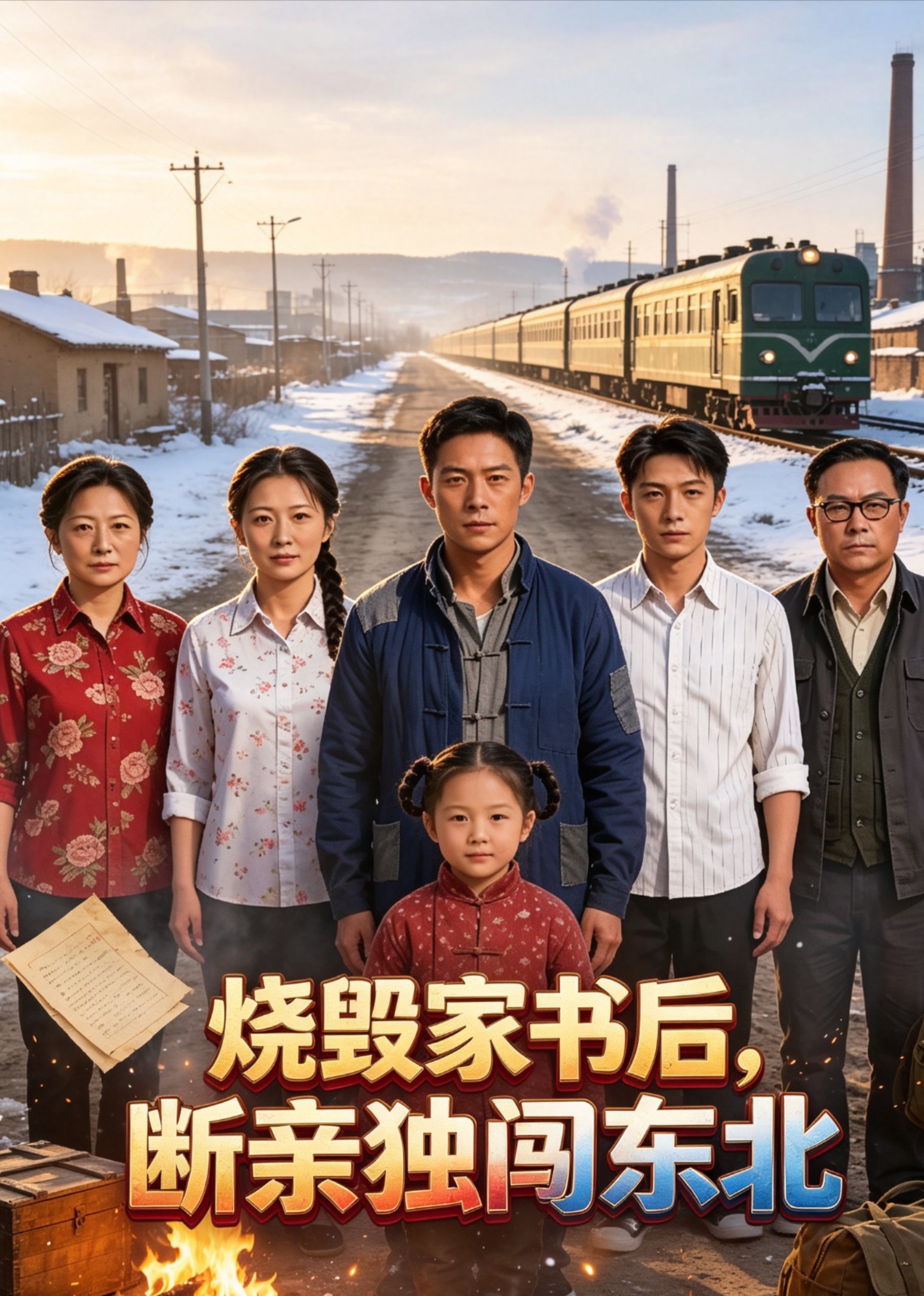 烧毁家书后，断亲独闯东北