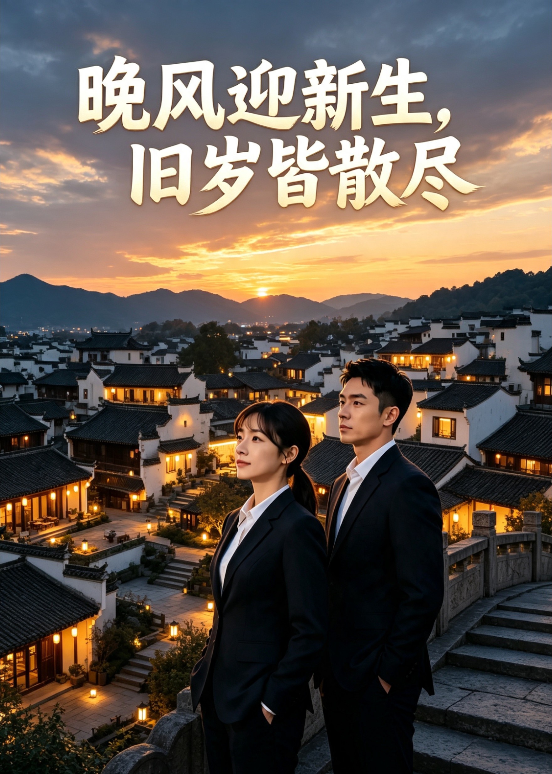 晚风迎新生，旧岁皆散尽封面图