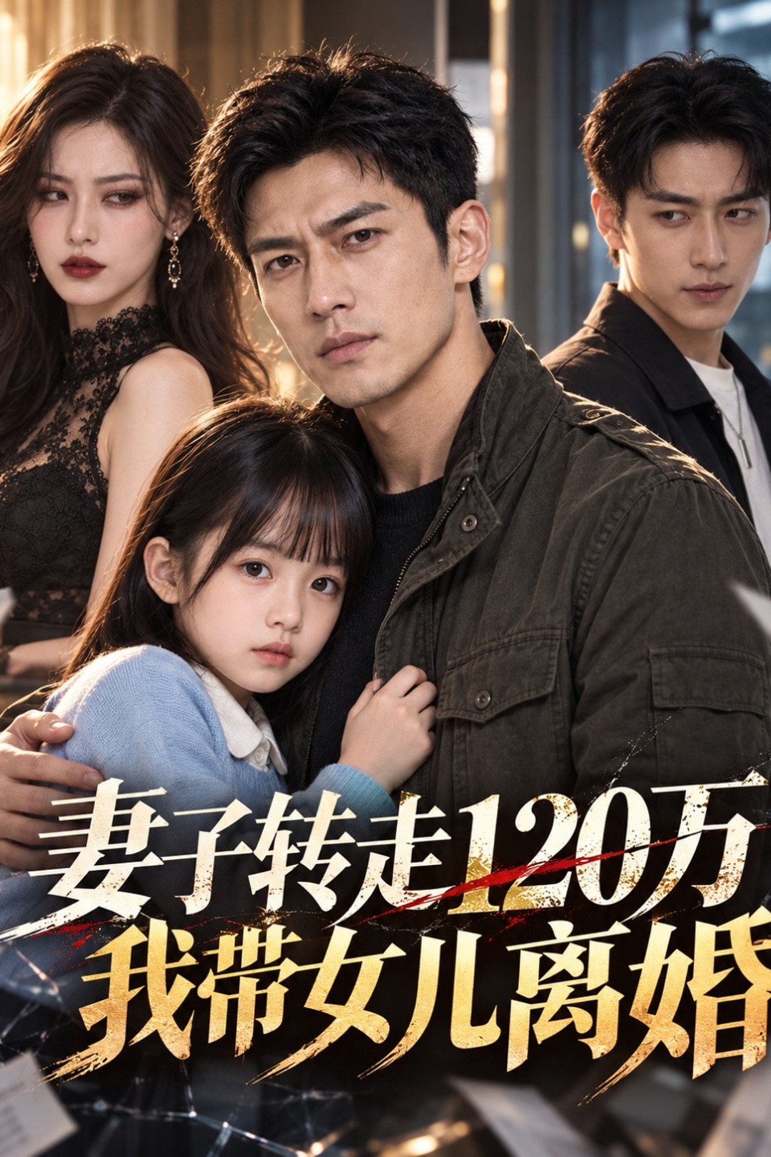 妻子转走120万我带女儿离婚封面图