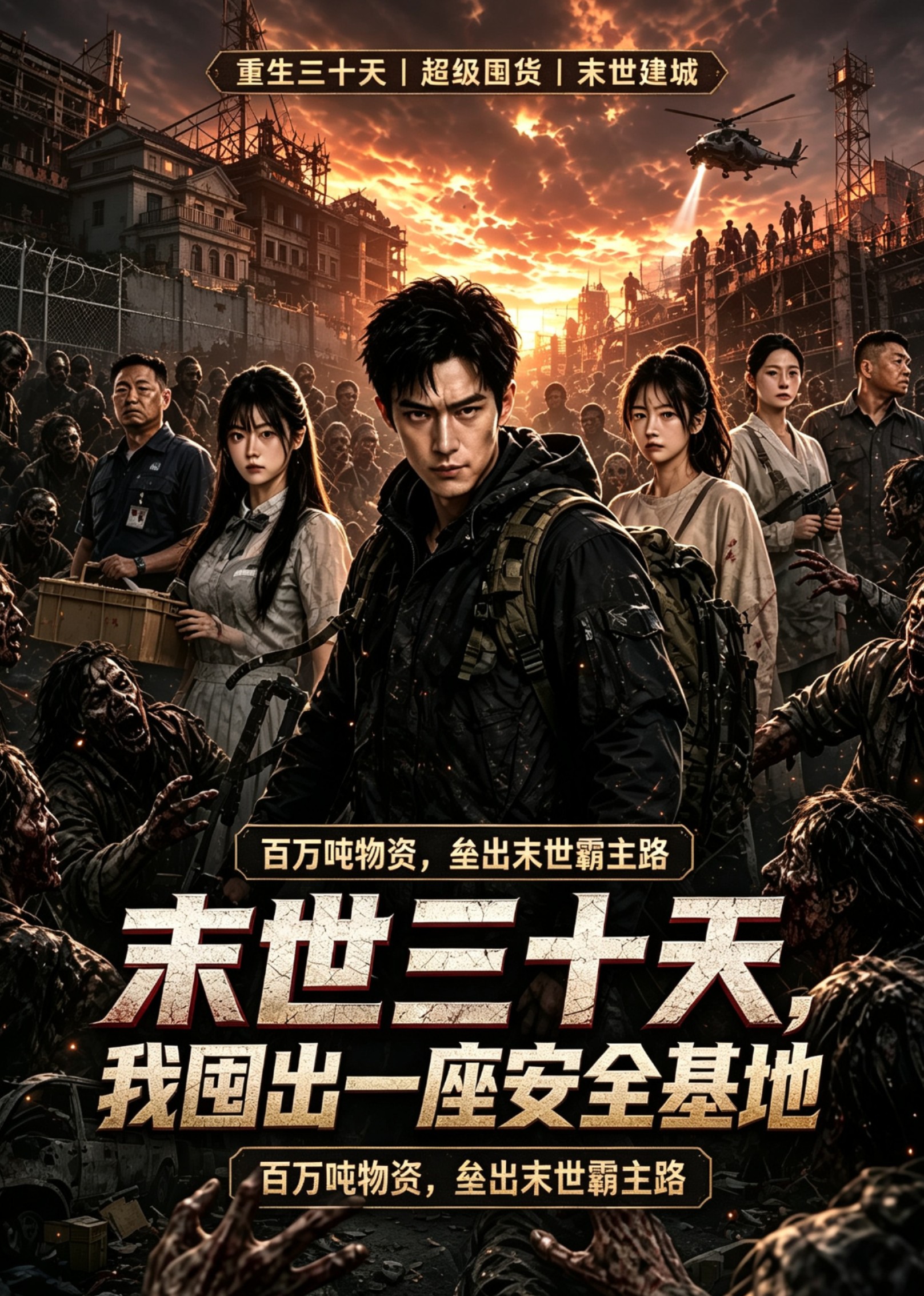 末世三十天我囤出一座安全基地