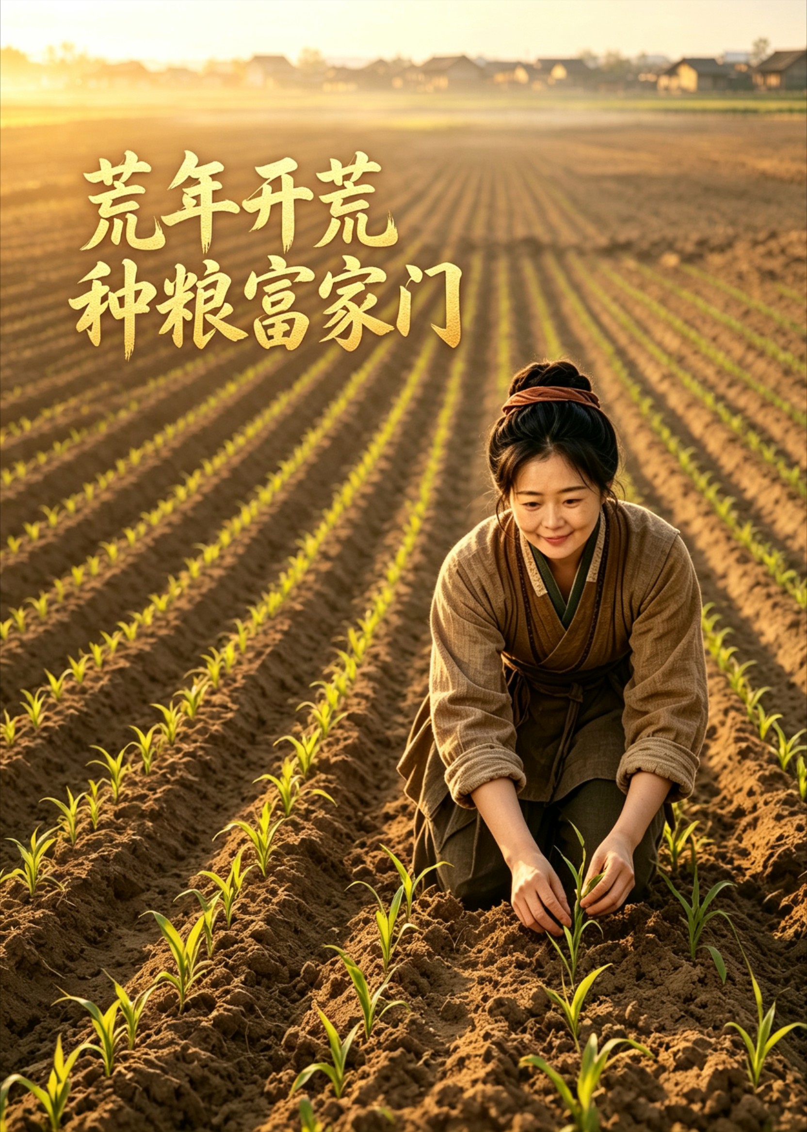 荒年开荒种粮富家门