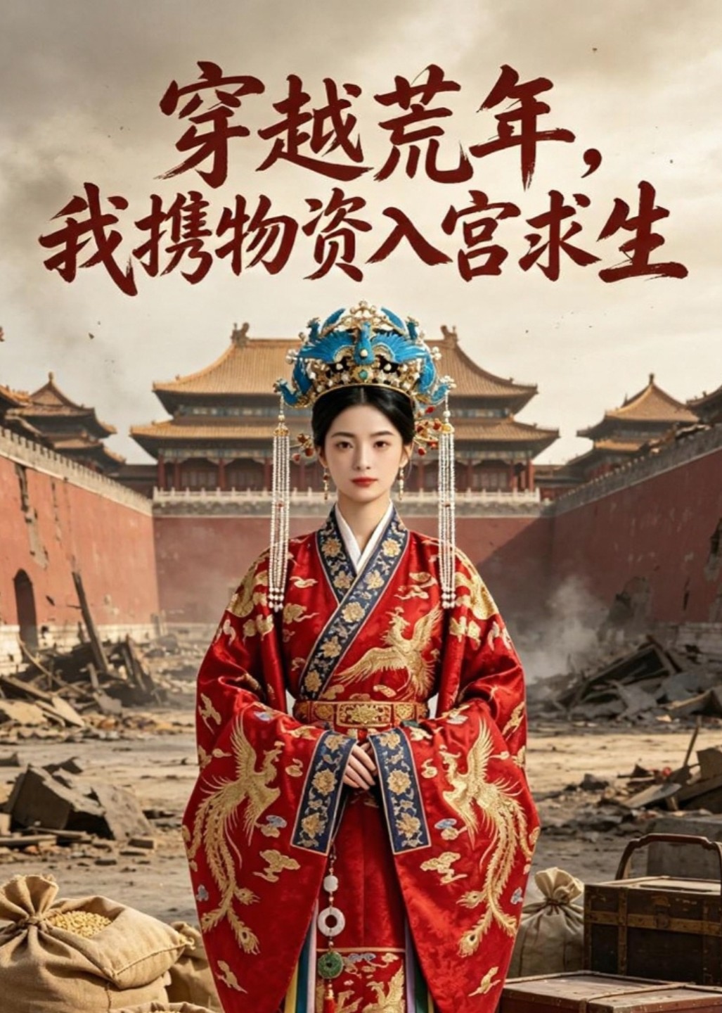 穿越荒年，我携物资入宫求生