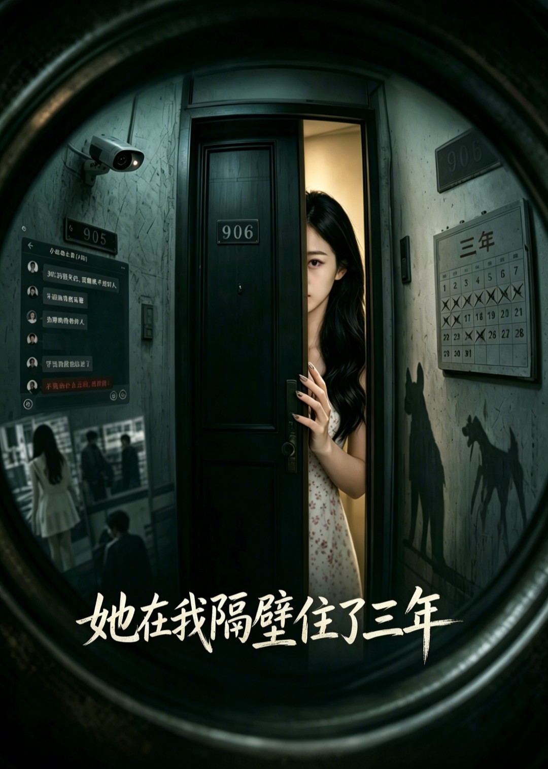 她在我隔壁住了三年