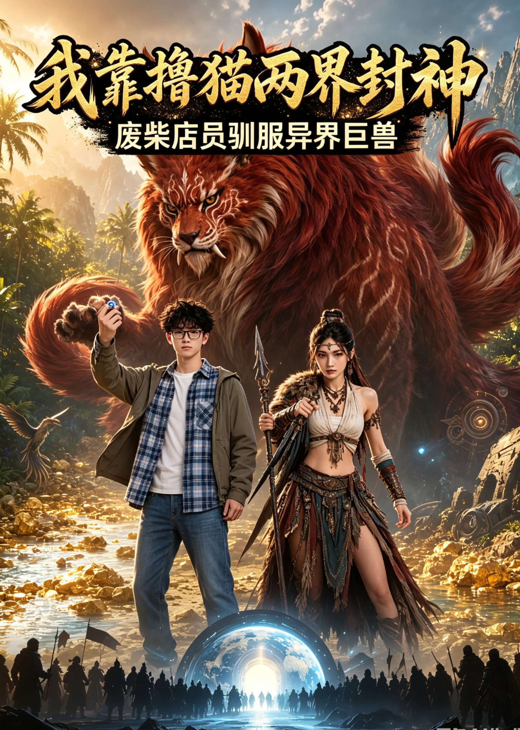 我靠撸猫两界封神封面图