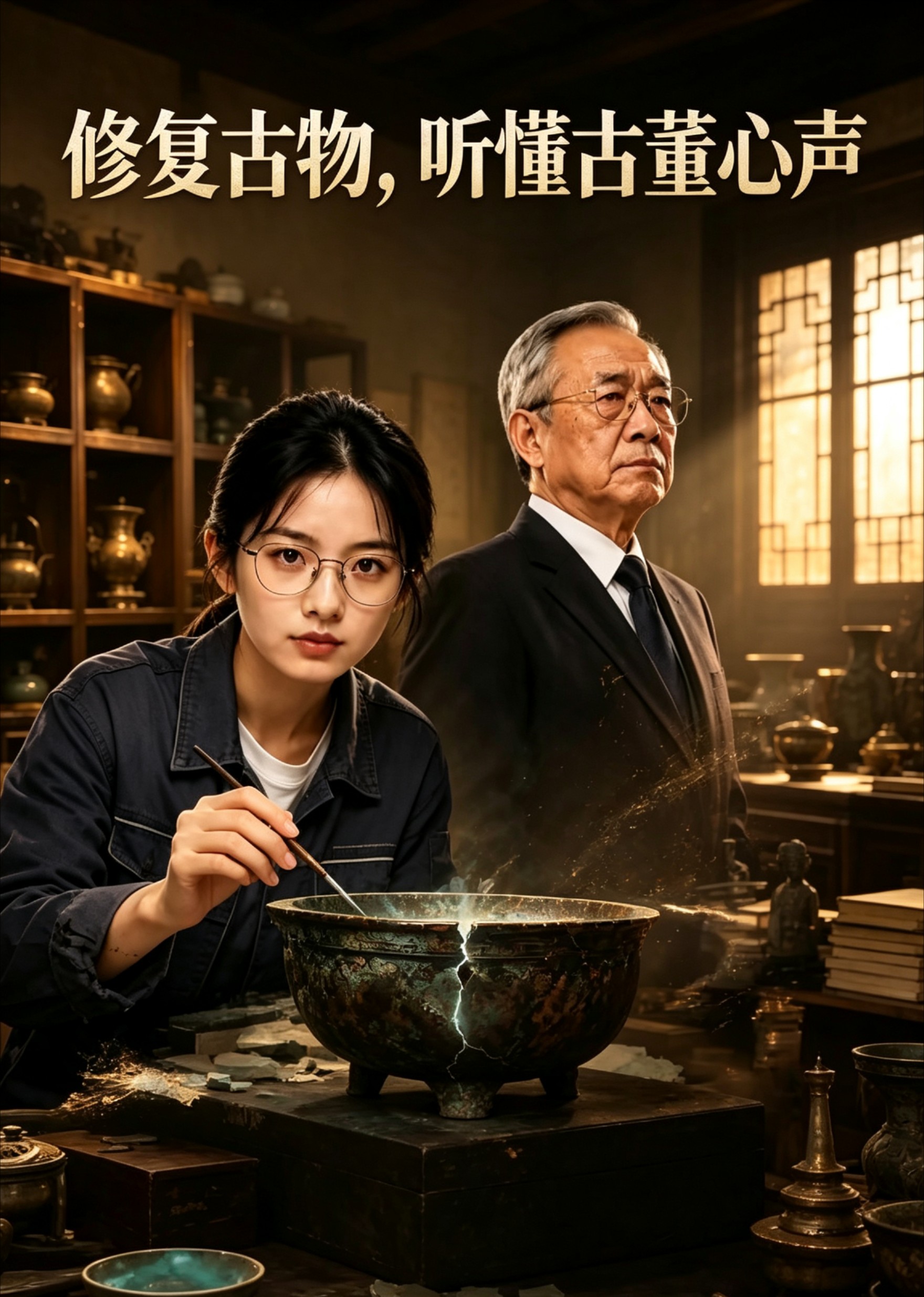 修复古物，听懂古董心封面图