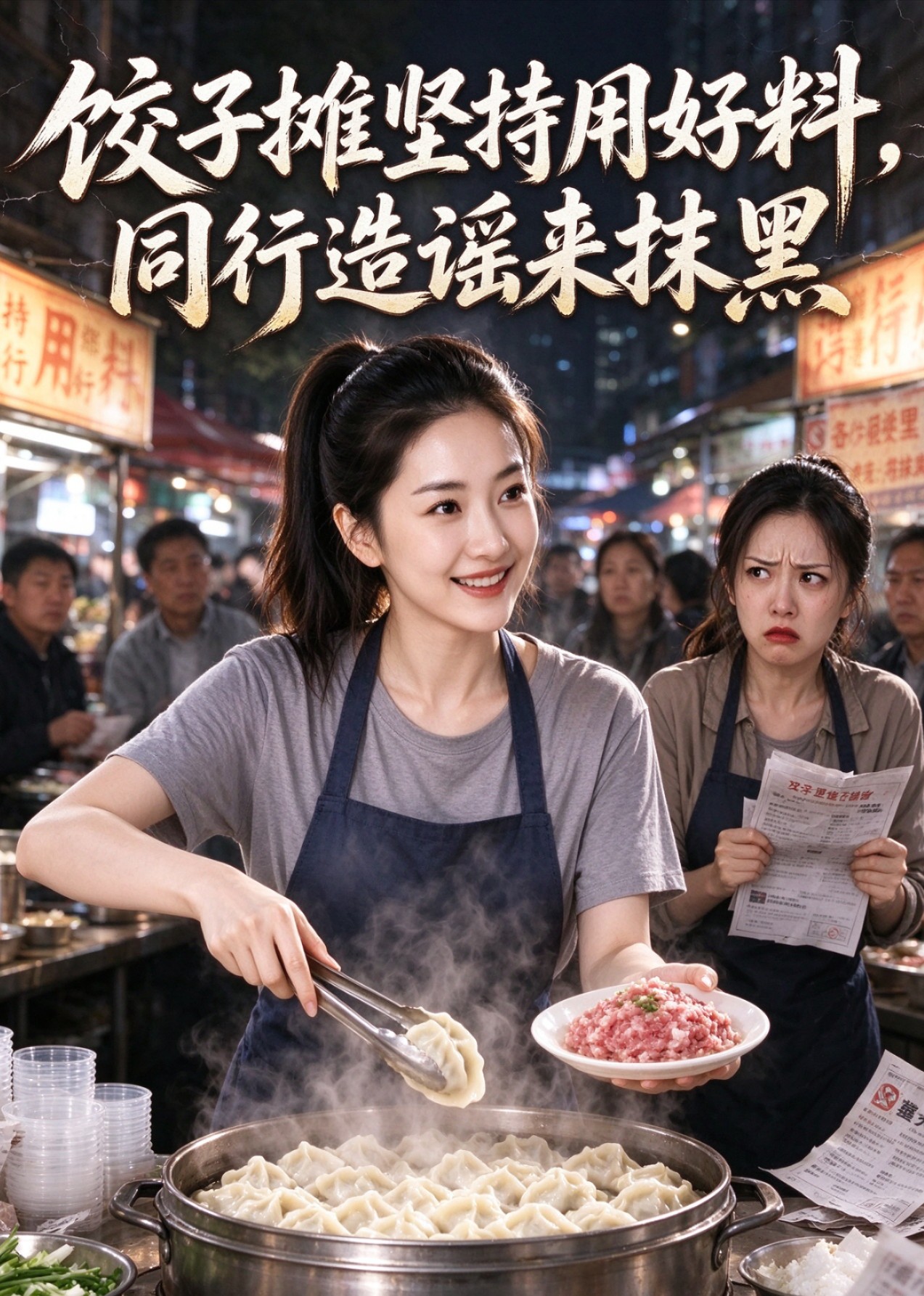 饺子摊坚持用好料，同行造谣来抹黑封面图
