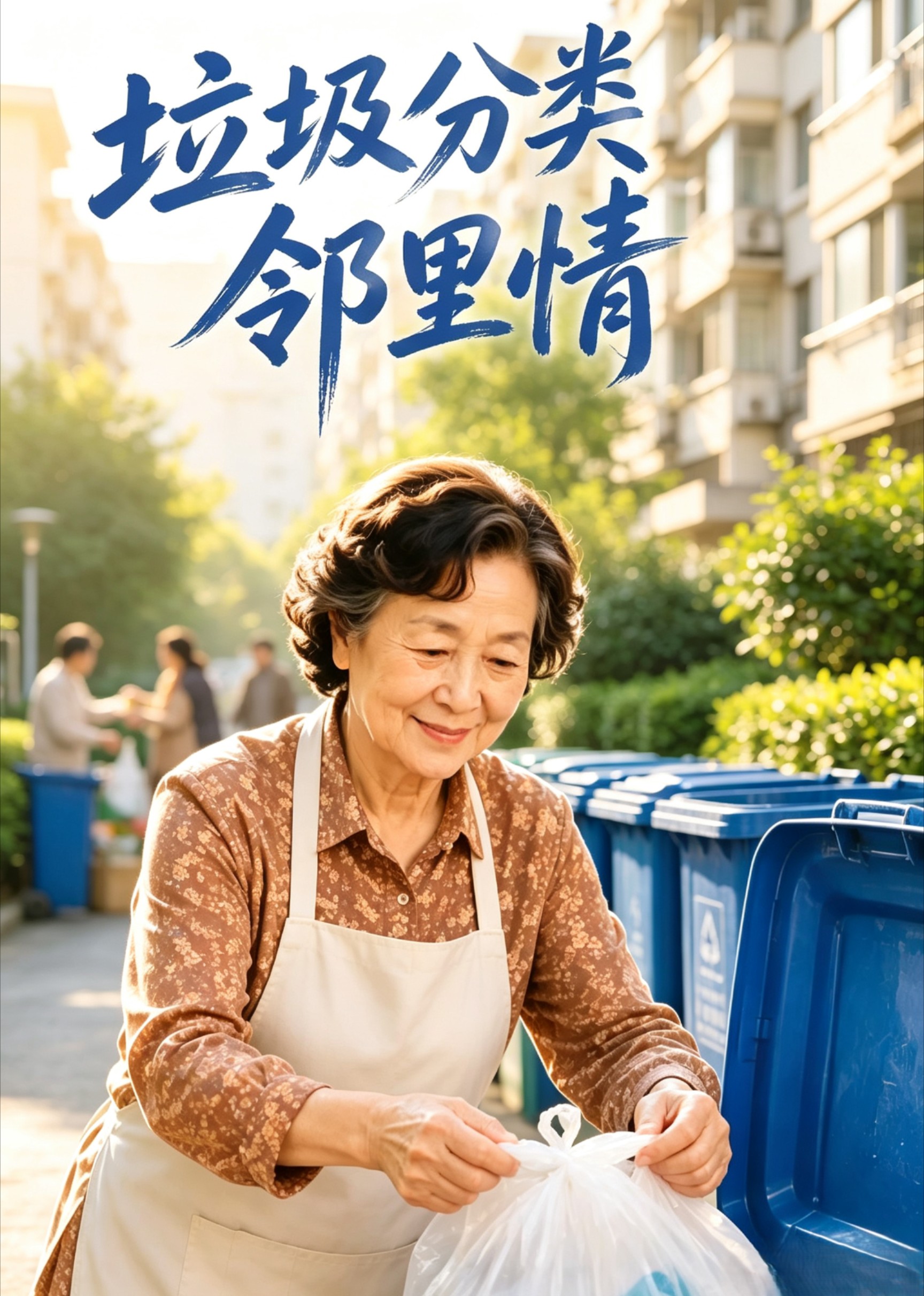 垃圾分类邻里情
