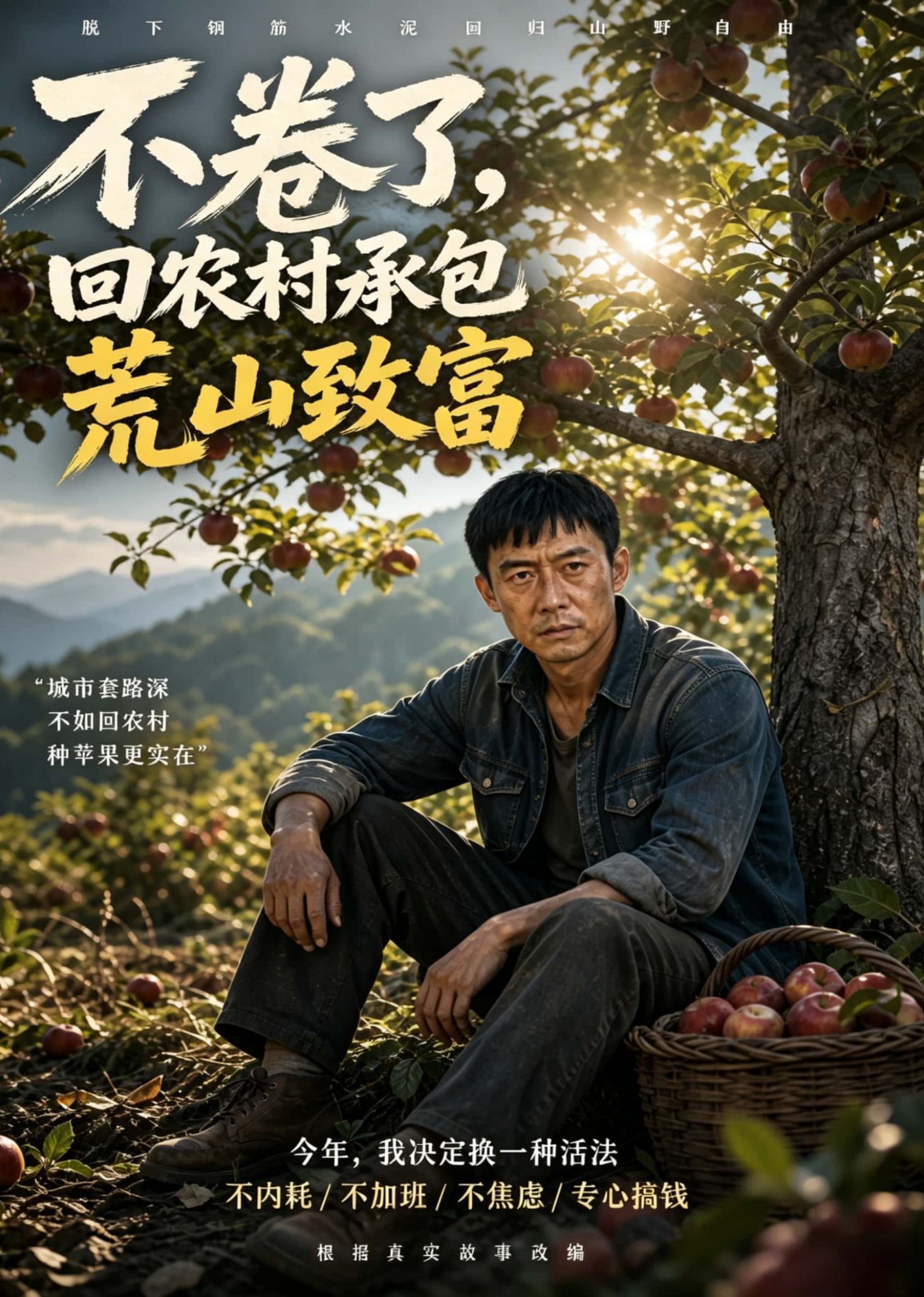 不卷了回农村承包荒山致富