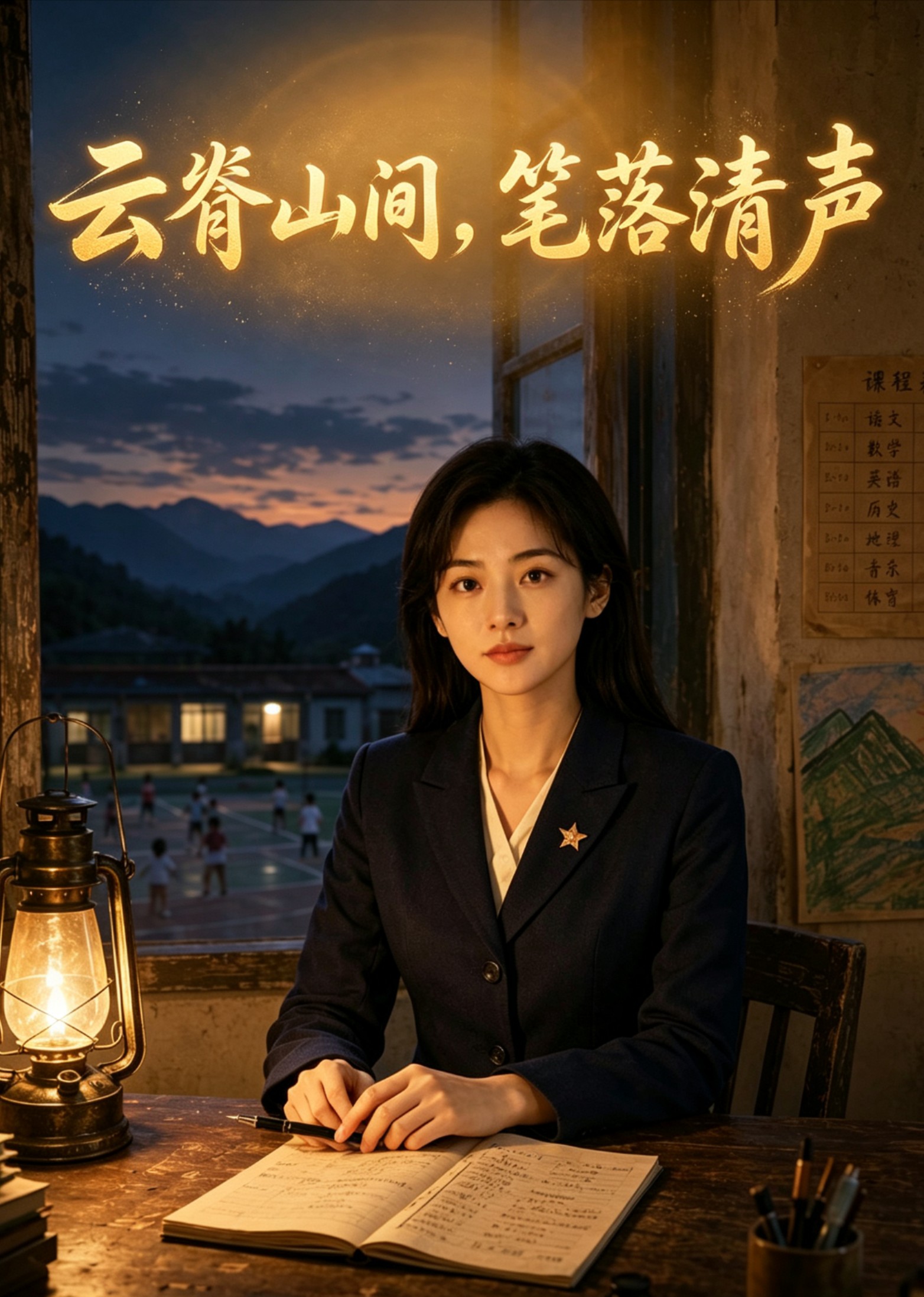 云脊山间，笔落清声封面图