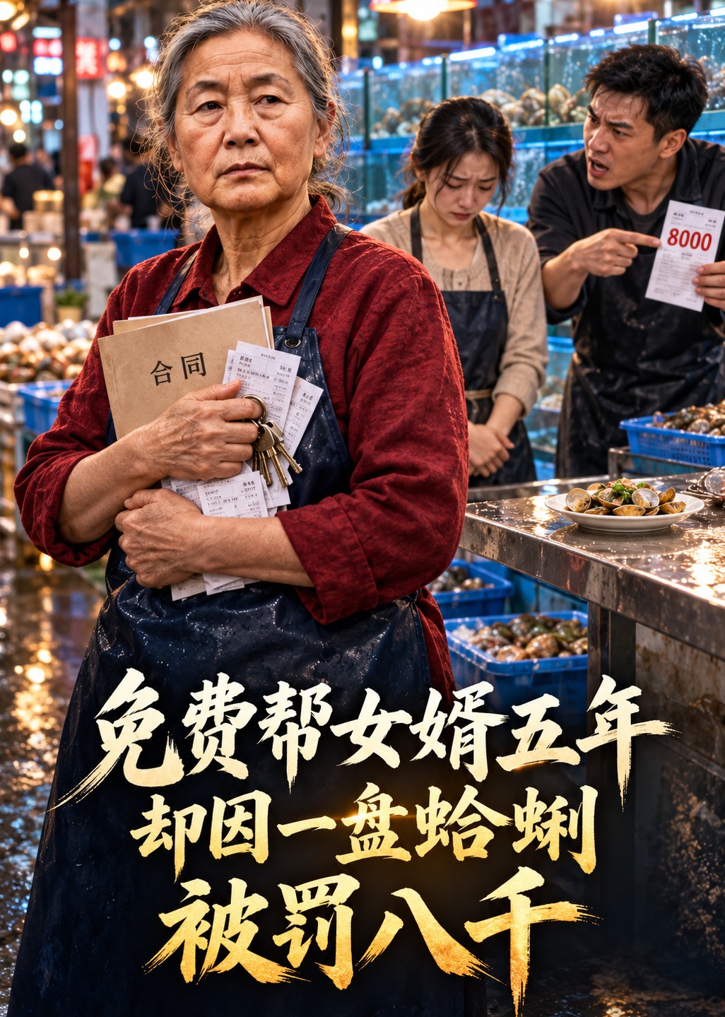 免费帮女婿五年，却因一盘蛤蜊被罚八千
