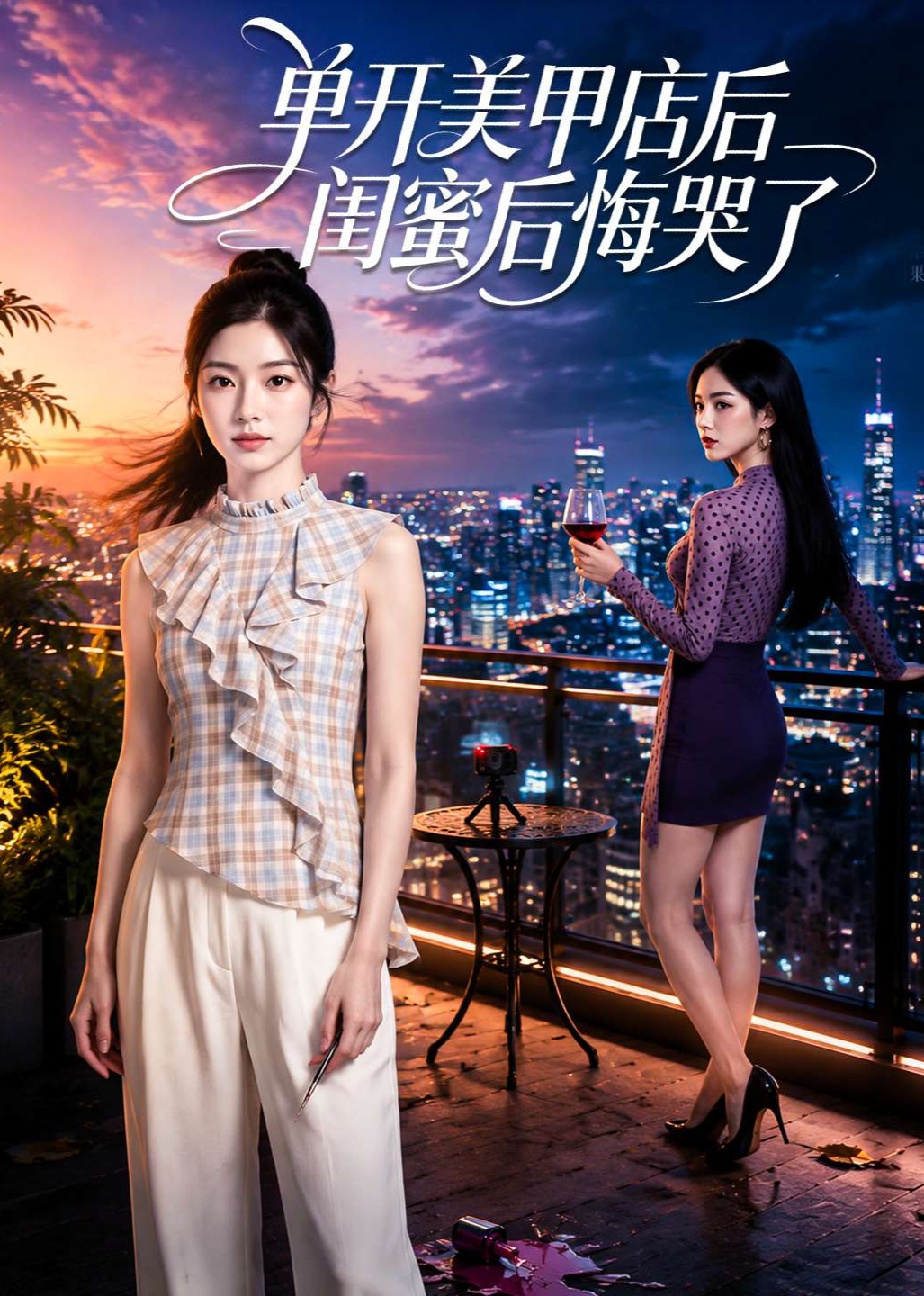 单开美甲店后闺蜜后悔哭了