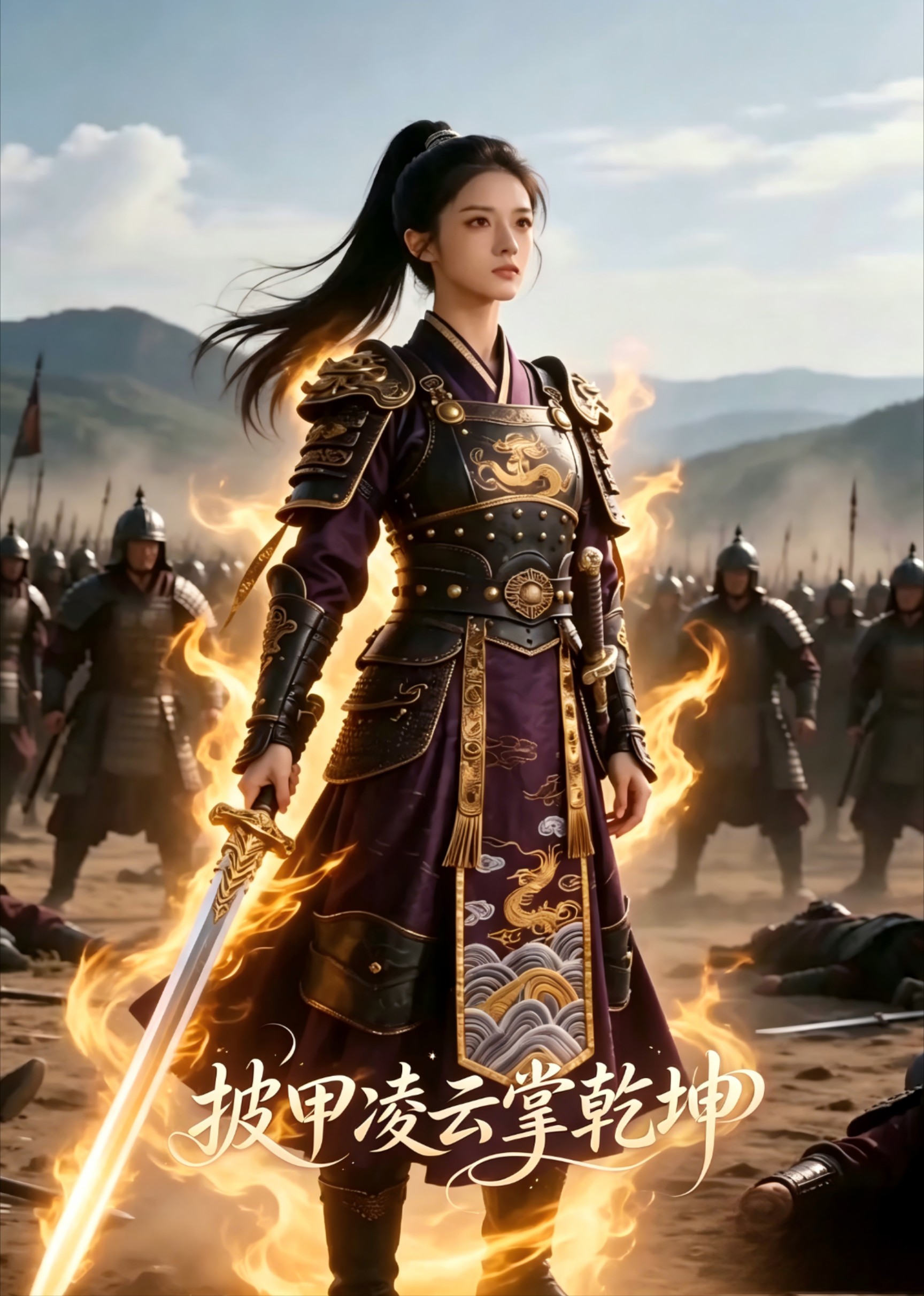 披甲凌云掌乾坤
