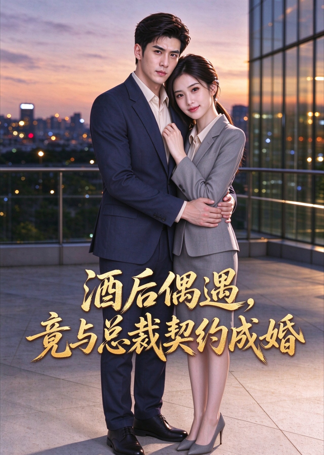 酒后偶遇，竟与总裁契约成婚封面图