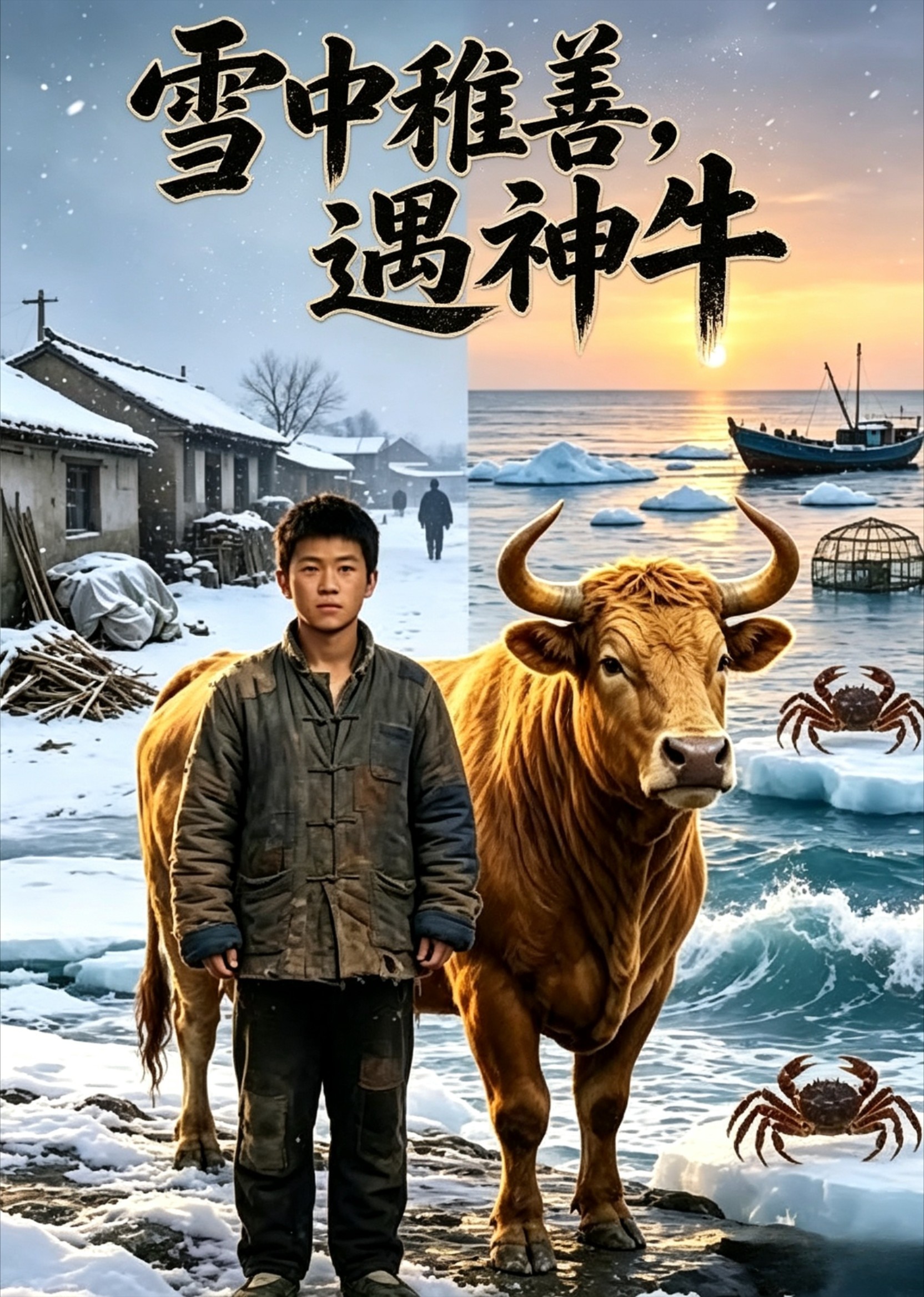 雪中稚善遇神牛