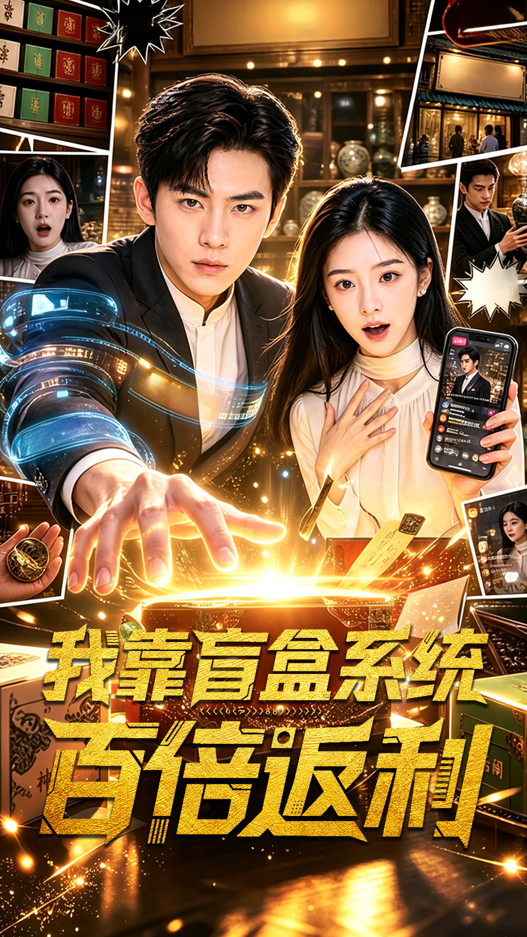我靠盲盒系统百倍返利封面图