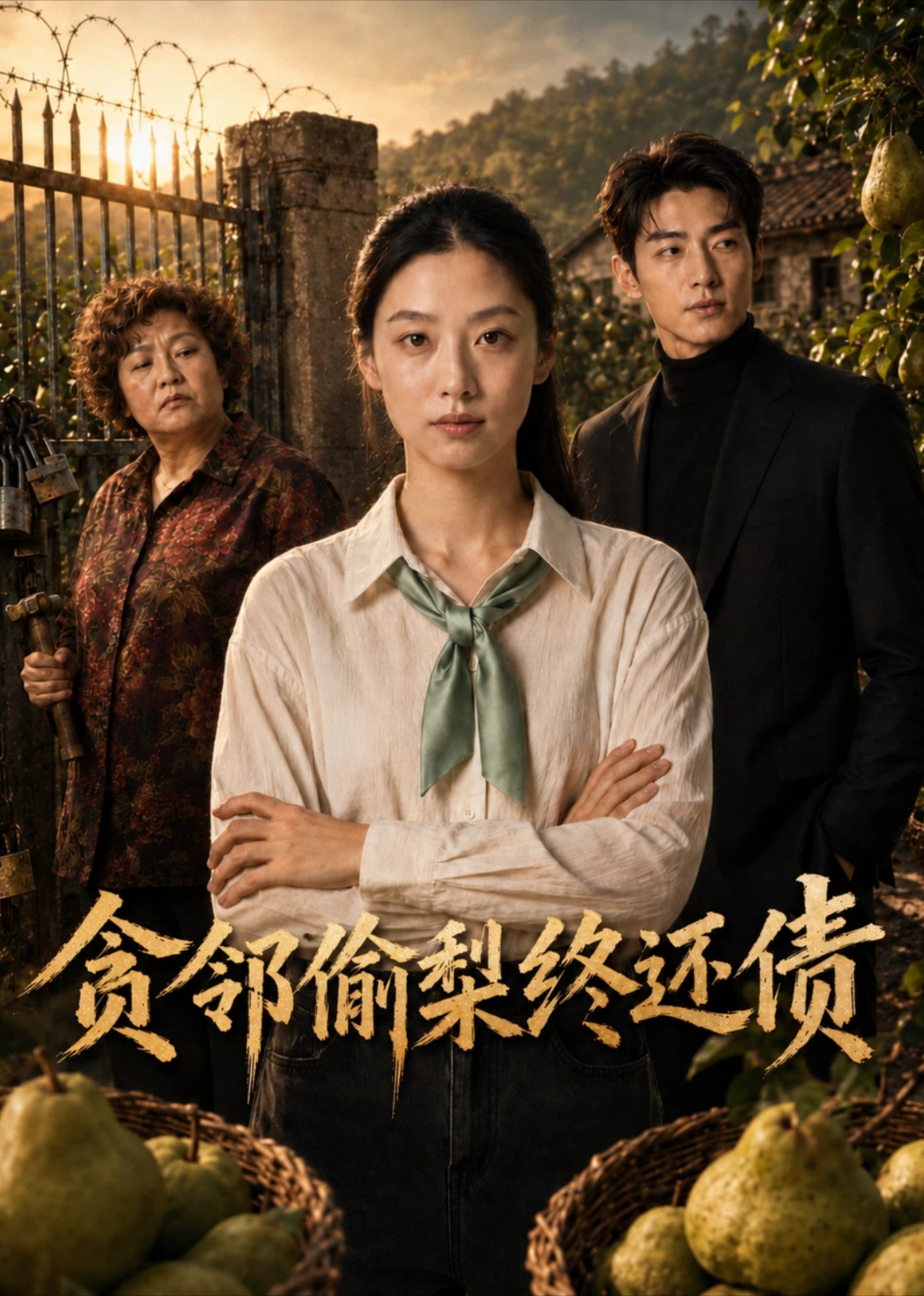 贪邻偷梨终还债
