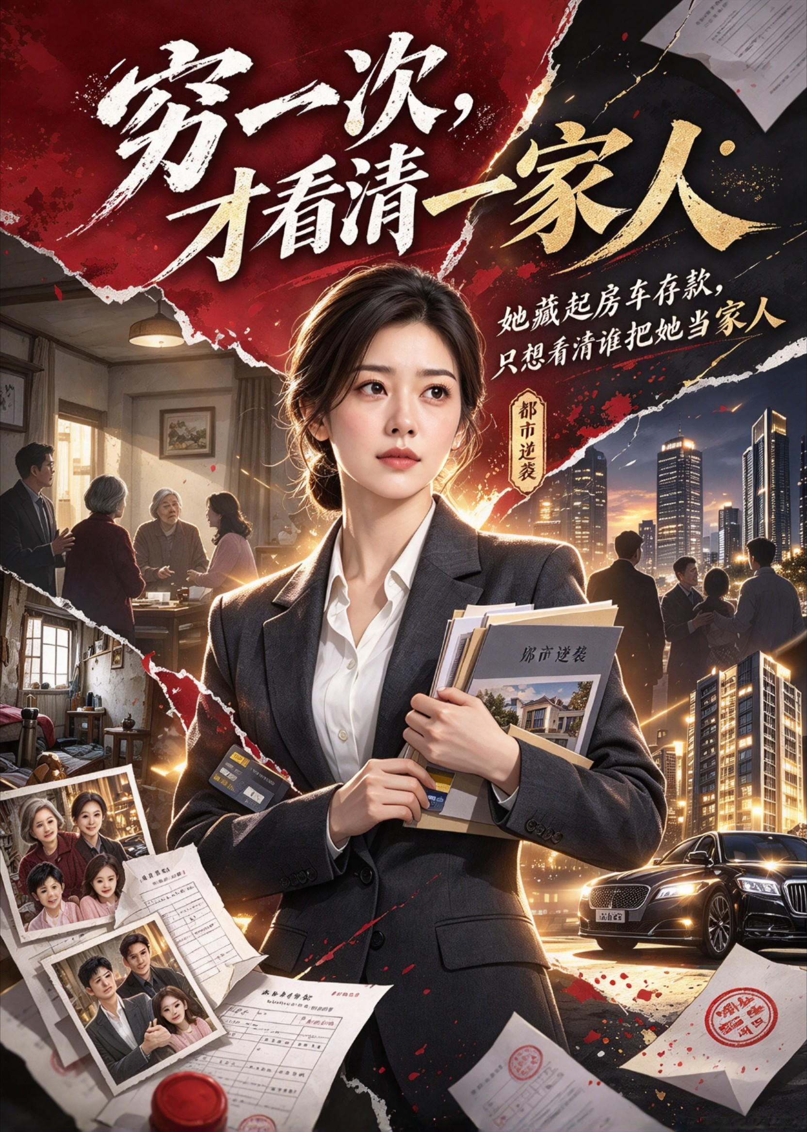 穷一次，才看清一家人