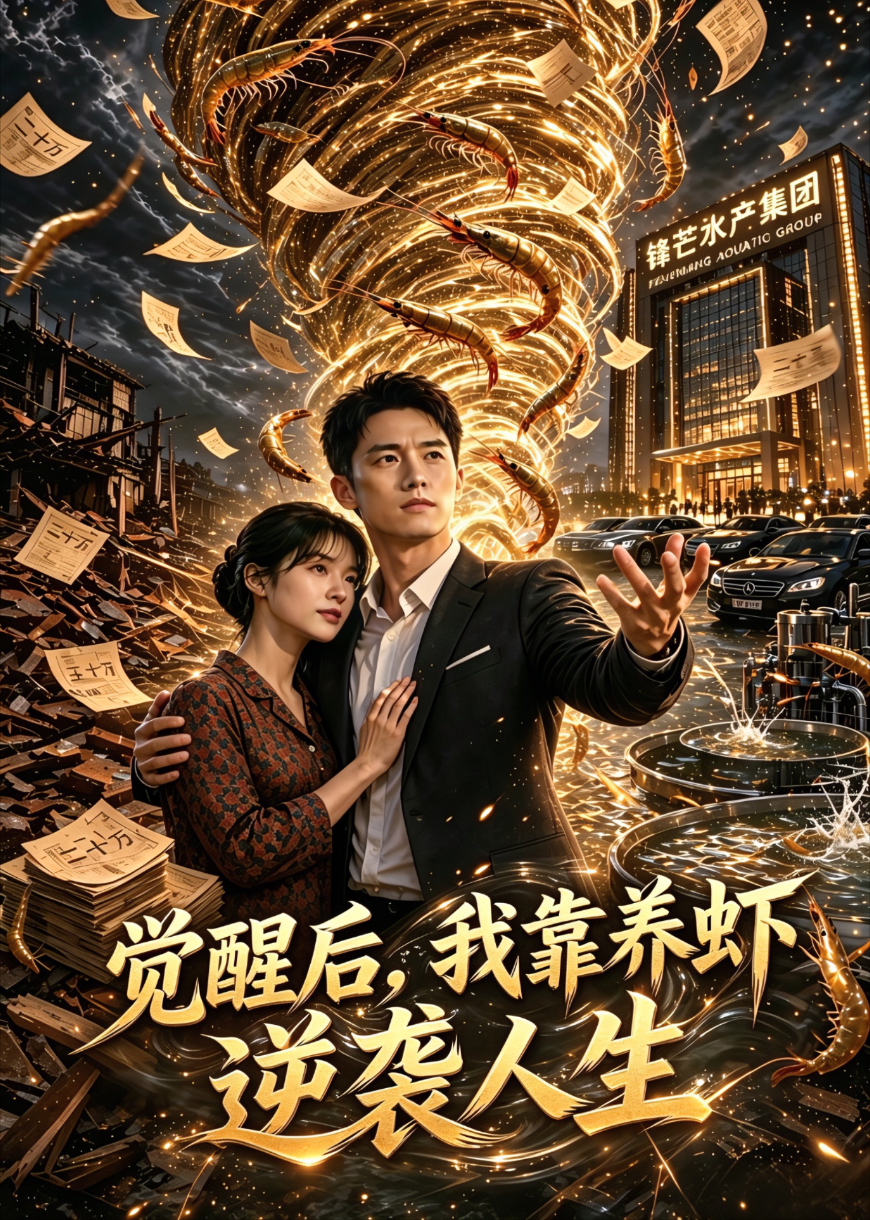 觉醒后，我靠养虾逆袭人生封面图