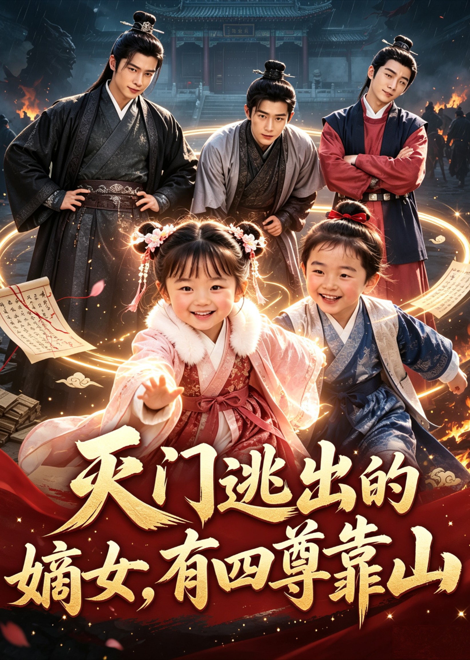 灭门逃出的嫡女，有四尊靠山封面图